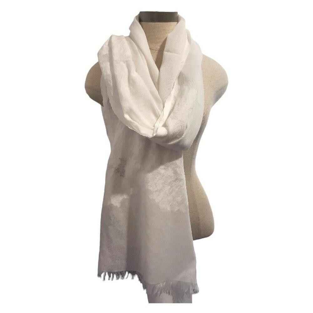 Designer CT1680 White House Black Market White Wrap OS Size ONE SIZE - 4 Thumbnail