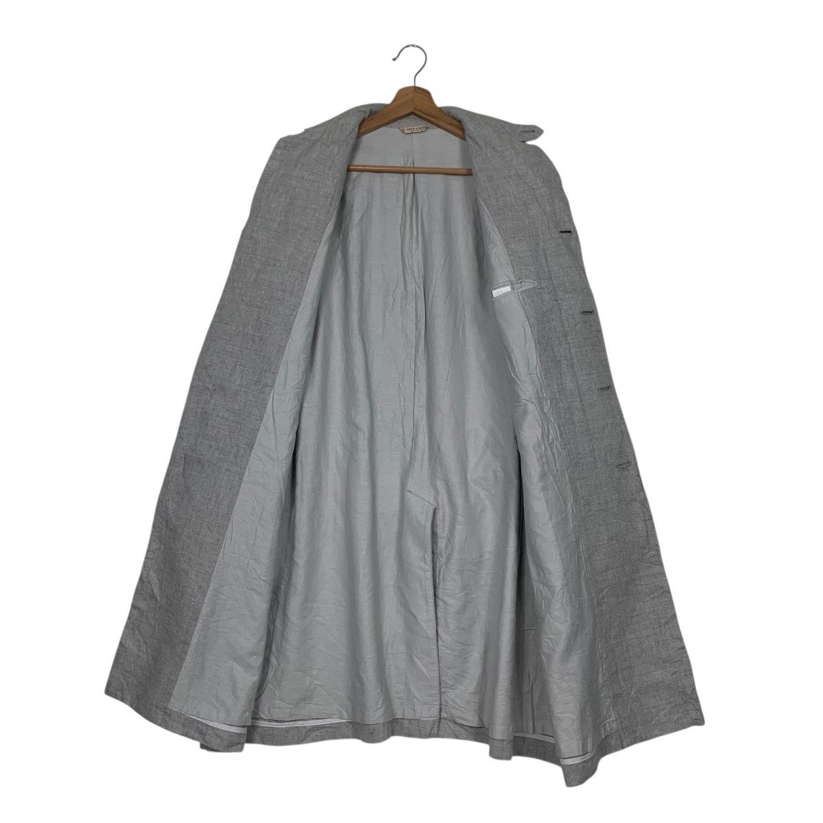 Japanese Brand Vintage ARTS & SCIENCE Belted Long Coat #2919-C132 Size US M / EU 48-50 / 2 - 12 Thumbnail