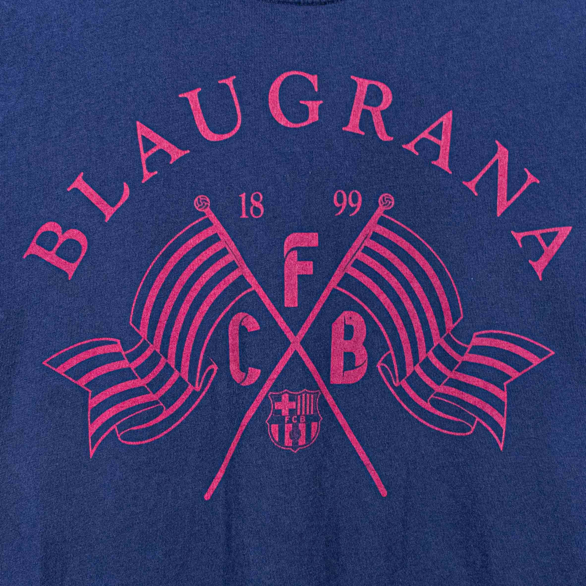 Nike × Vintage FC Barcelona Blaugrana NIKE T-Shirt Y2K Soccer Blokecore Size US L / EU 52-54 / 3 - 4 Thumbnail