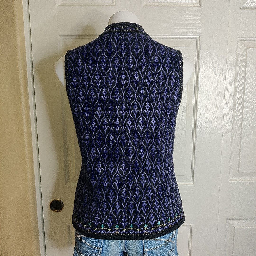 Vintage Norm Thompson zip sweater vest sz S Size S / US 4 / IT 40 - 5 Thumbnail