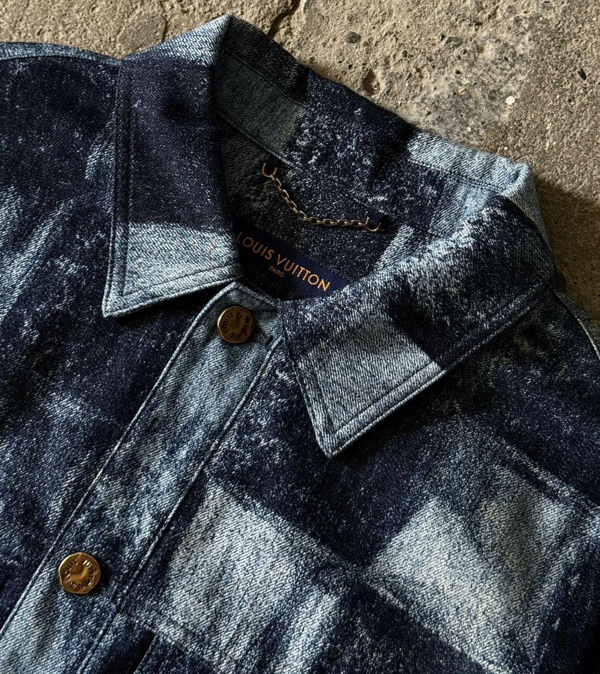 Louis Vuitton Louis Vuitton - Virgil Abloh - Pre Fall 2021 - Damier Denim Size US XL / EU 56 / 4 - 3 Thumbnail