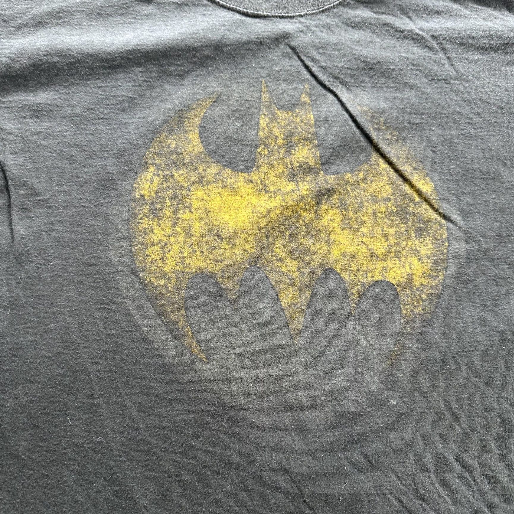 Logo 7 VINTAGE Batman Shirt Mens XL Black Distressed Logo DC Comics Superhero T-Shirt Tee Size US XL / EU 56 / 4 - 2 Thumbnail
