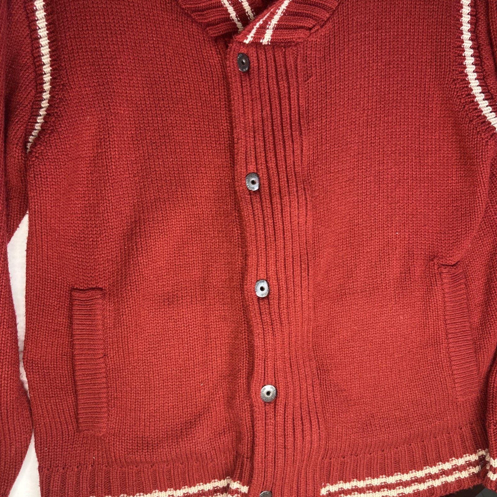 & Other Stories Imperious Trading Red and White Cardigan size 2XL Christmas Size US XXL / EU 58 / 5 - 5 Thumbnail