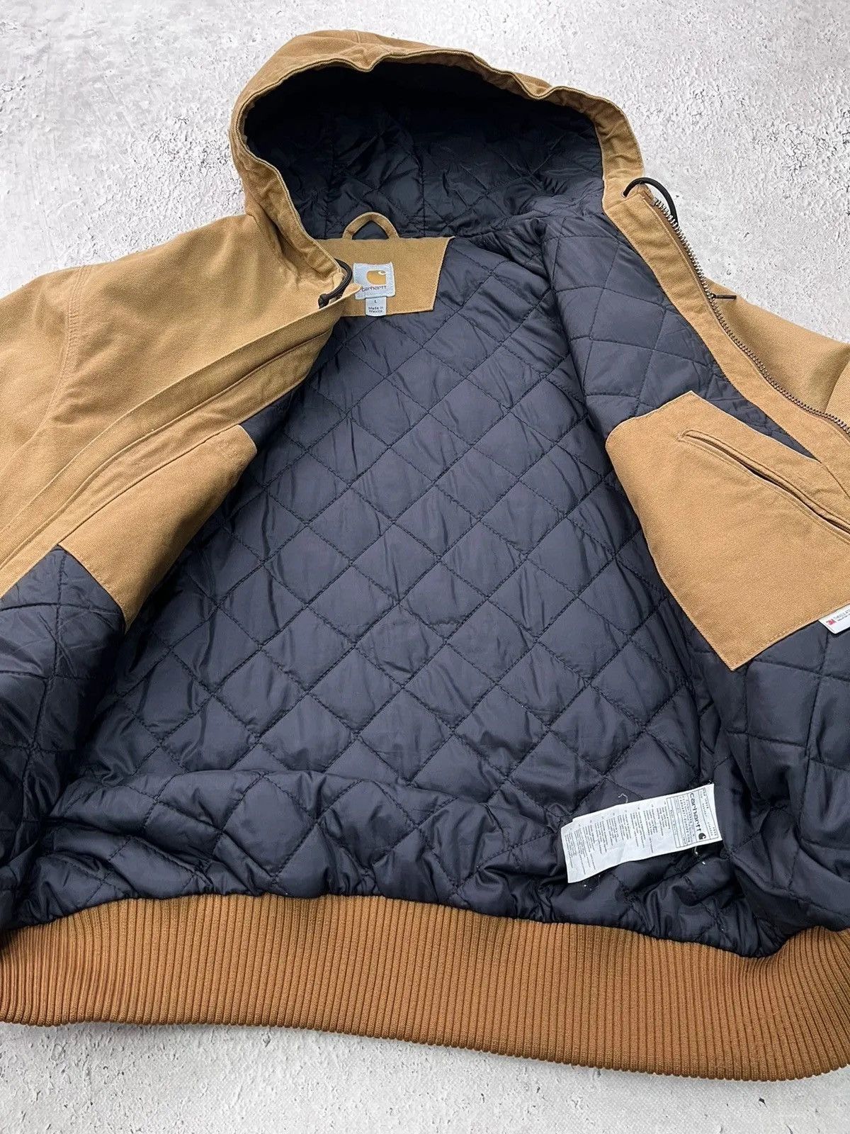 Carhartt Brown active jacket carhartt corduroy hood Detroit bomber 90s Size US L / EU 52-54 / 3 - 11 Thumbnail