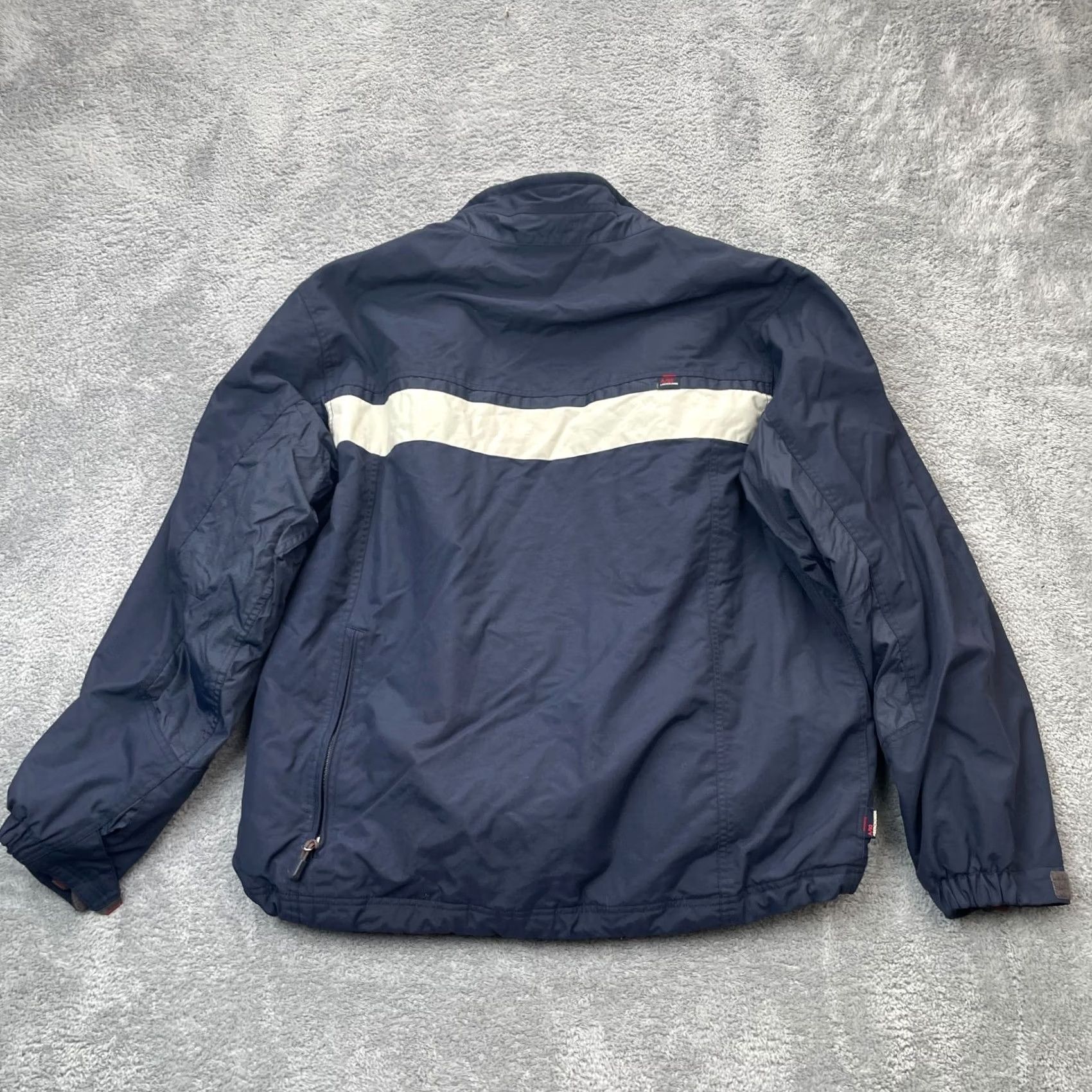 Abercrombie & Fitch VINTAGE Abercrombie And Fitch Jacket Mens XL Blue Full Zip Windbreaker 90s 80s Retro Outdoor Logo Zipper Pocket Lined Woolless Size US XL / EU 56 / 4 - 2 Thumbnail