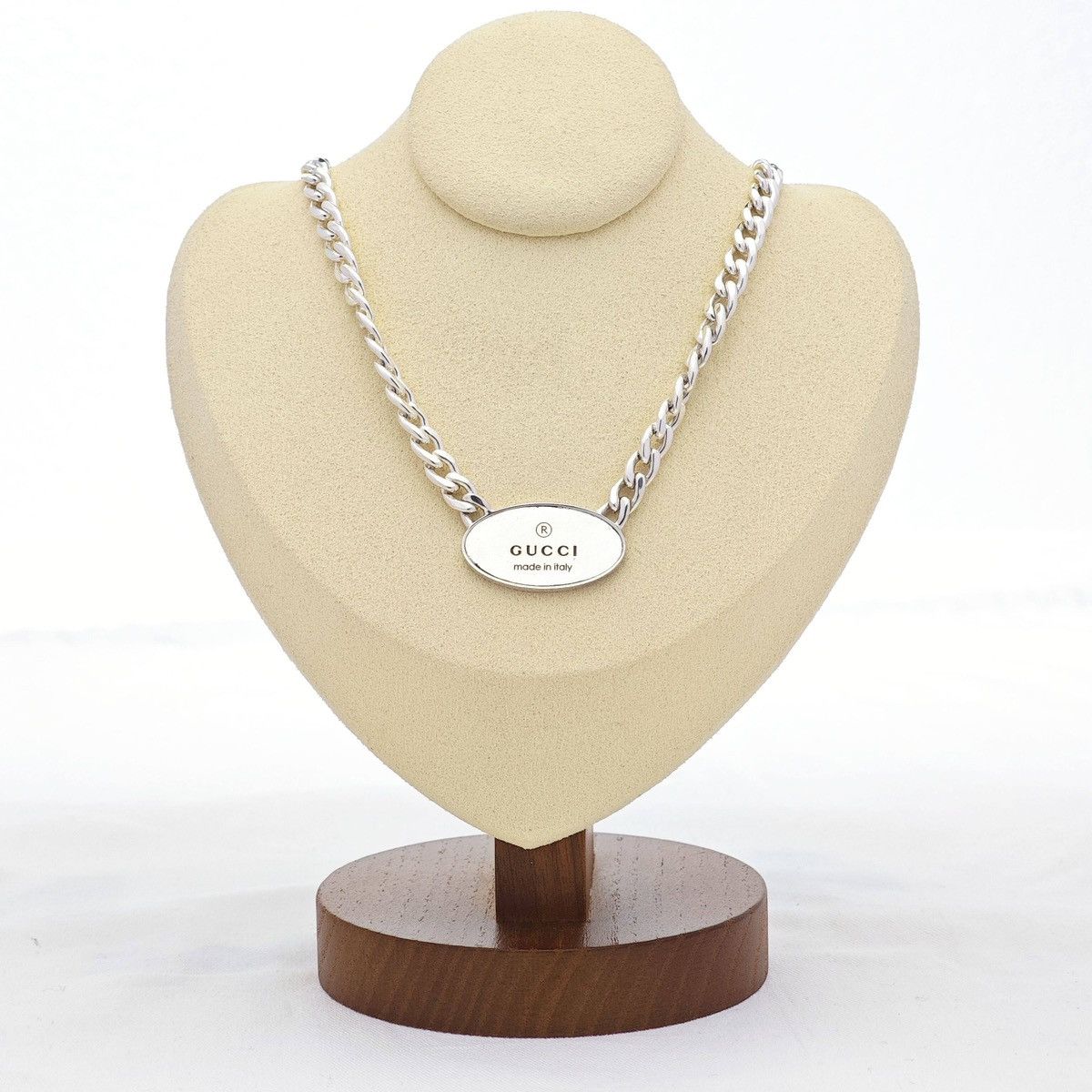 Gucci Gucci Trademark Sterling Silver necklace Size ONE SIZE - 3 Thumbnail