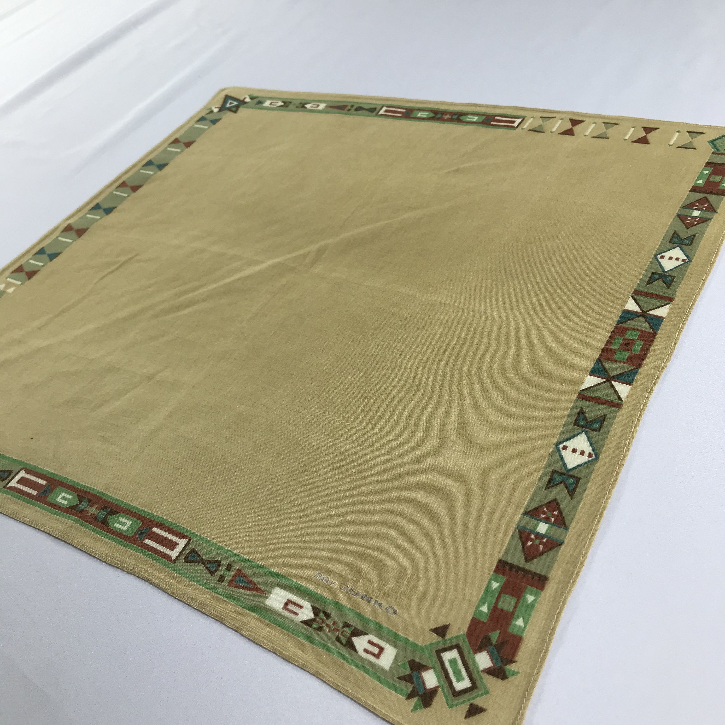 Japanese Brand Mr. Junko Native Handkerchief Neckerchief Bandana H1148 Size ONE SIZE - 4 Thumbnail