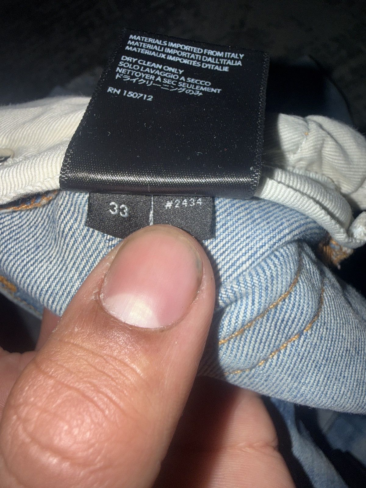 Amiri Light blue amiri jeans skinny Size US 33 - 15 Thumbnail