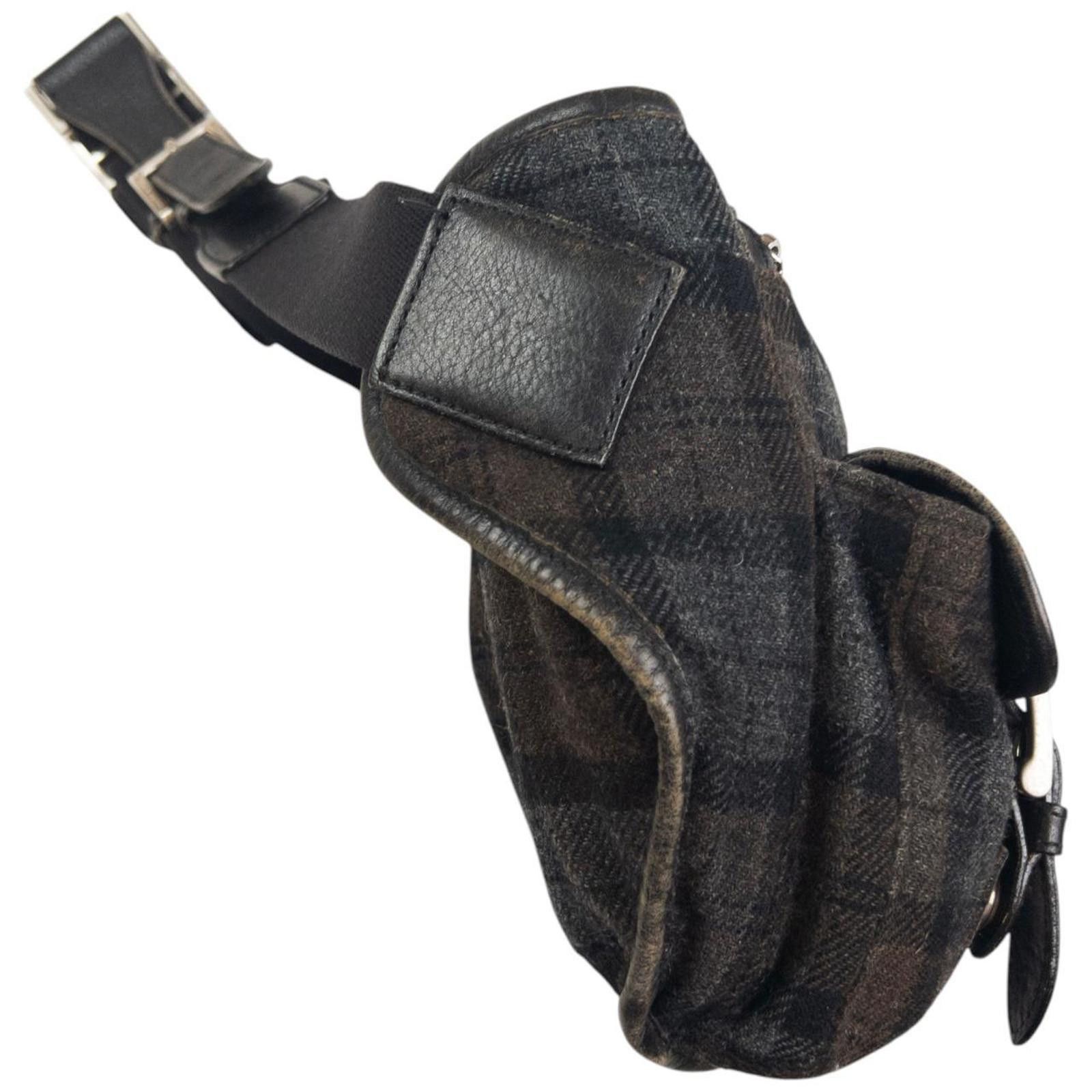 Burberry Vintage Burberry Nova Check Wool Crossbody Bag Size ONE SIZE - 3 Thumbnail