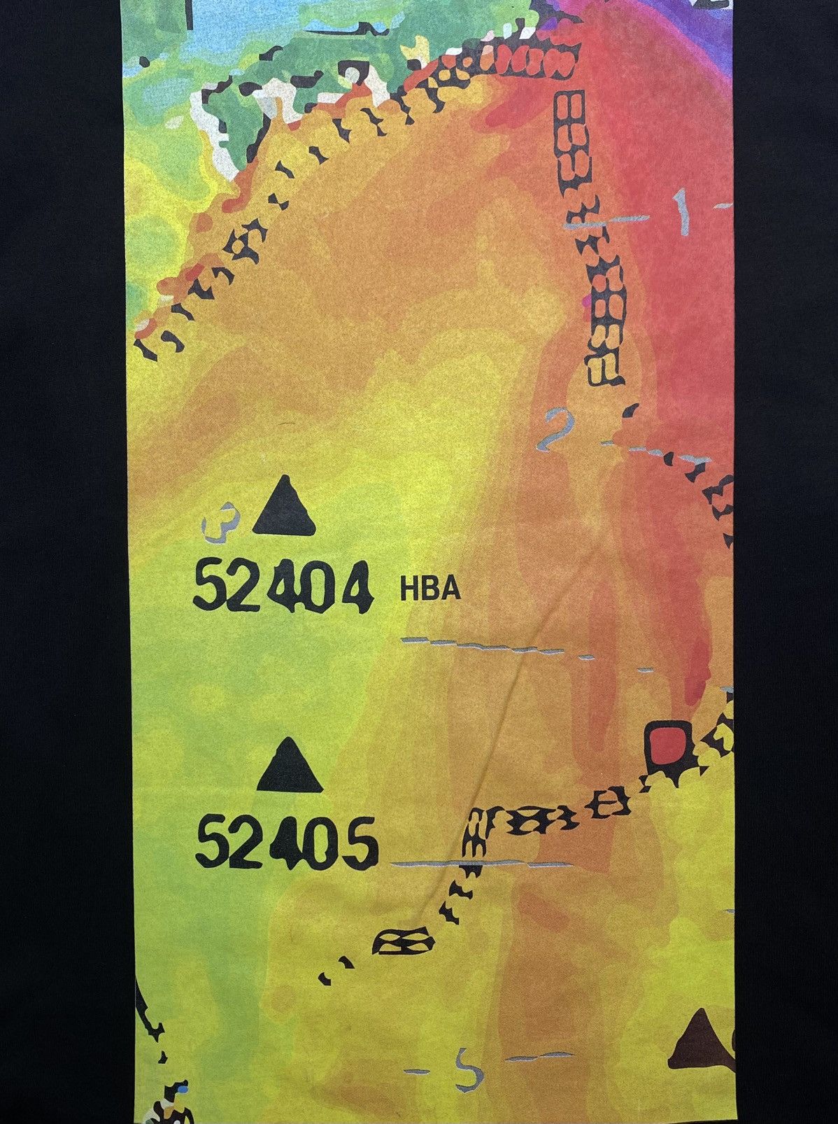 Hood By Air Hood By Air - Weather Map Long Sleeve T-Shirt Size US XL / EU 56 / 4 - 7 Thumbnail