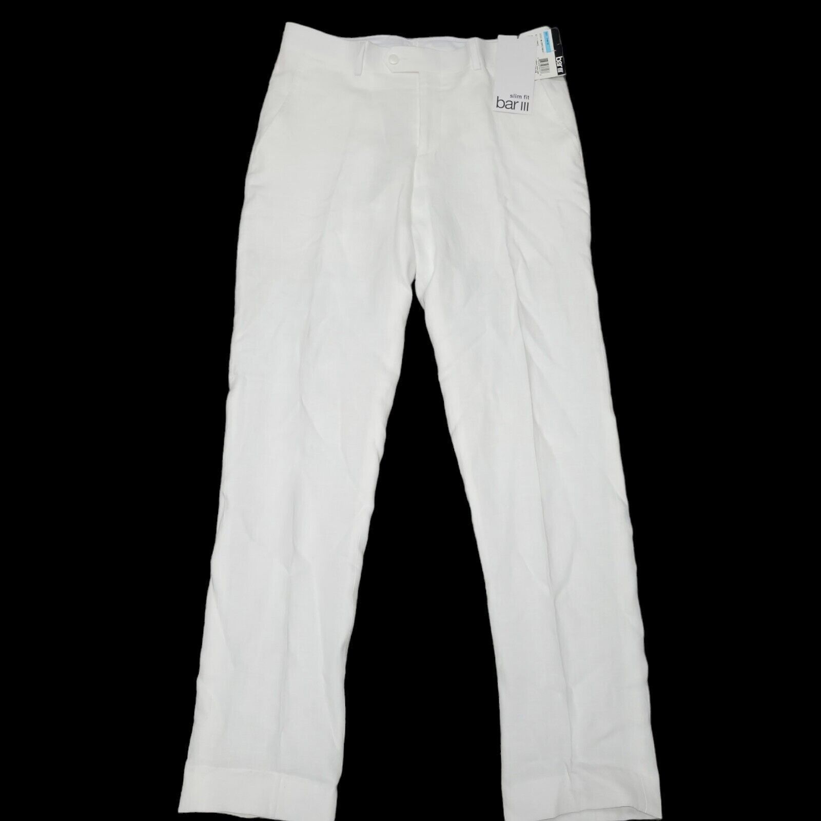 Bar III Men's Bar III 100% Slim Fit Linen Pants. Size 31/32. New Wi Size US 31 - 1 Thumbnail