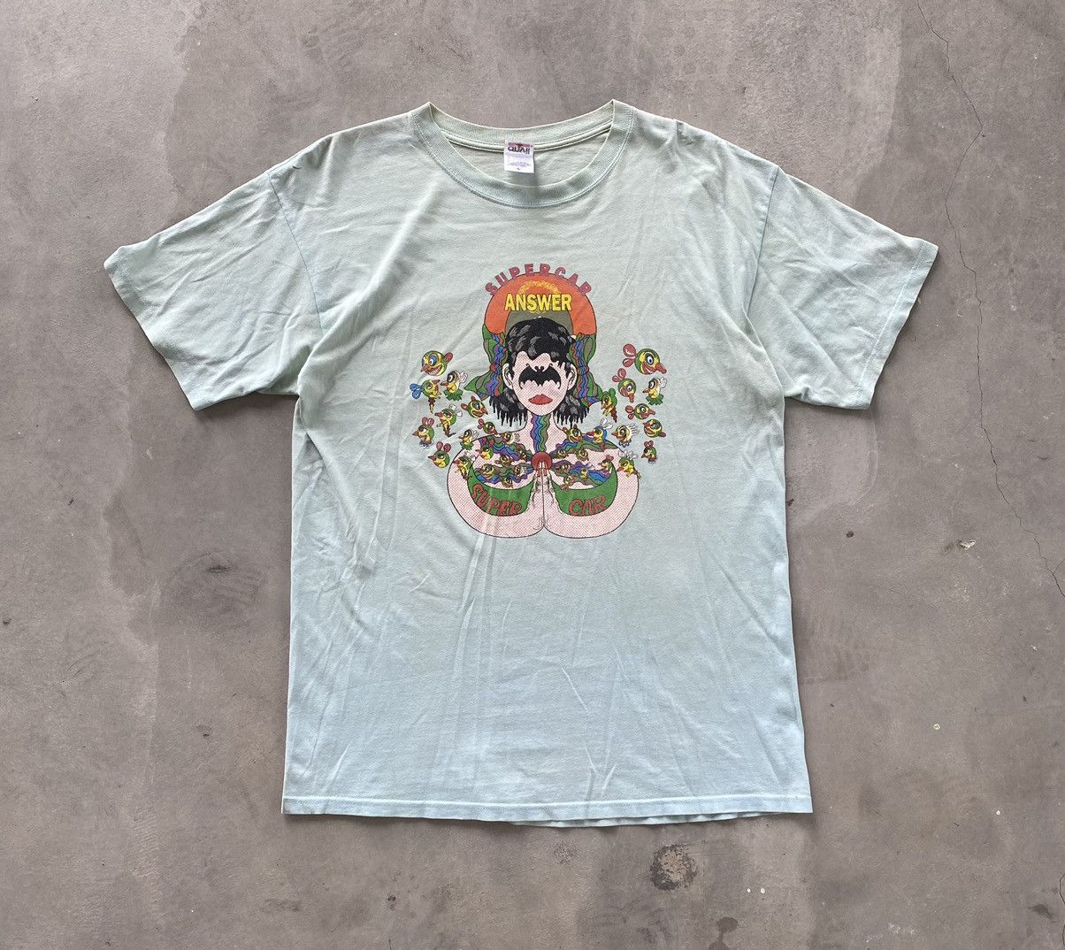 Anvil × Vintage VINTAGE SUPERCAR ANSWER. BAND TEE Size US L / EU 52-54 / 3 - 1 Thumbnail