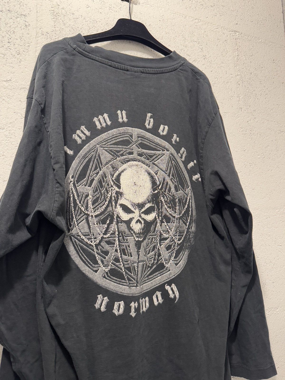 Band Tees × Vintage *RARE* VTG DIMMU BORGIR BLACK METAL BAND TEE EURO 90s Size US XL / EU 56 / 4 - 6 Thumbnail