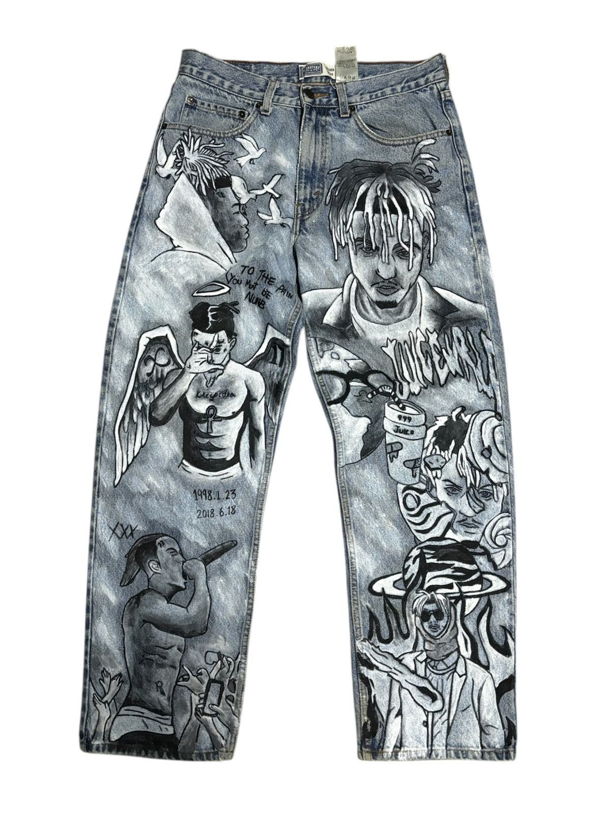 Designer × Vintage Xxxtentacion x juiceqrld pants Size US 32 / EU 48 - 1 Thumbnail