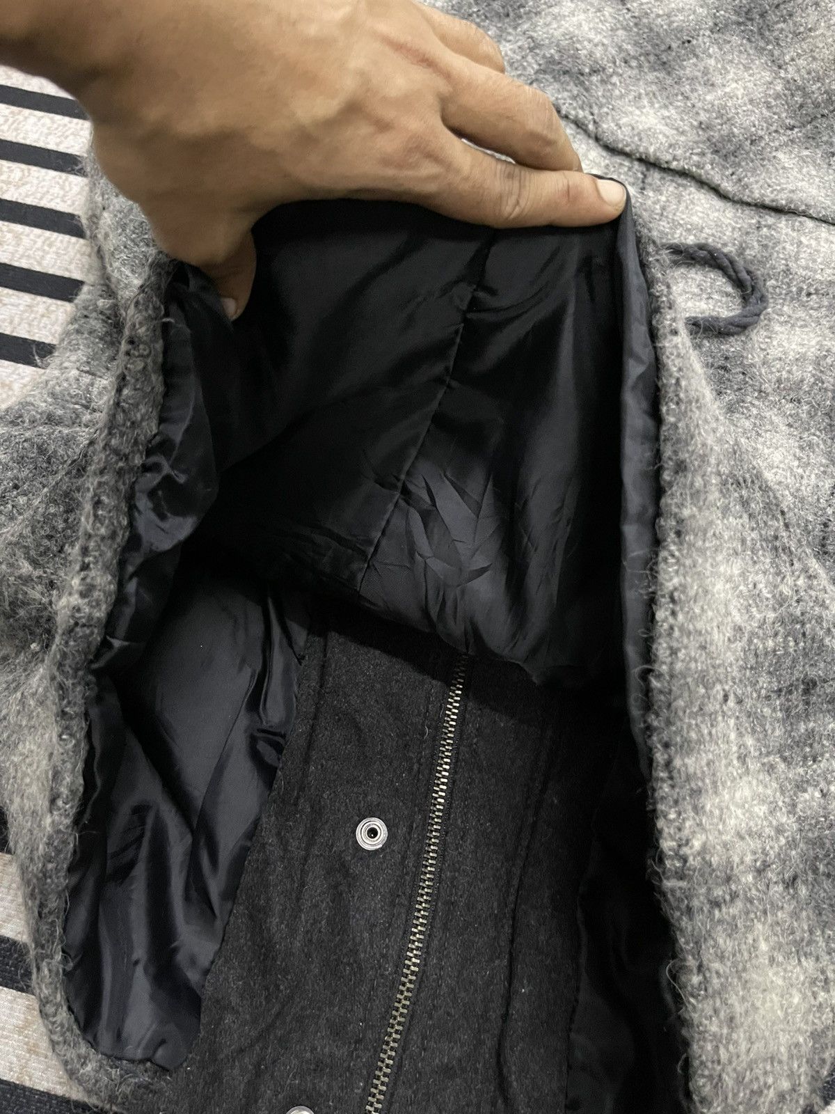 If Six Was Nine 2000s IF SIX WAS NINE STYLE WOOL LONG JACKET FUR COLLAR Size US S / EU 44-46 / 1 - 16 Thumbnail