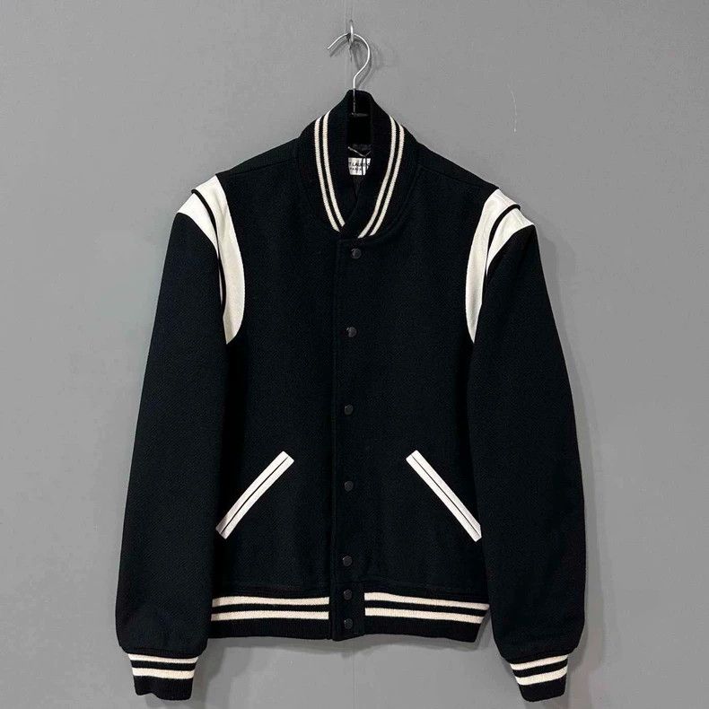 Saint Laurent Paris Saint Laurent Paris Classic black and white leather Teddy j Size US M / EU 48-50 / 2 - 1 Thumbnail
