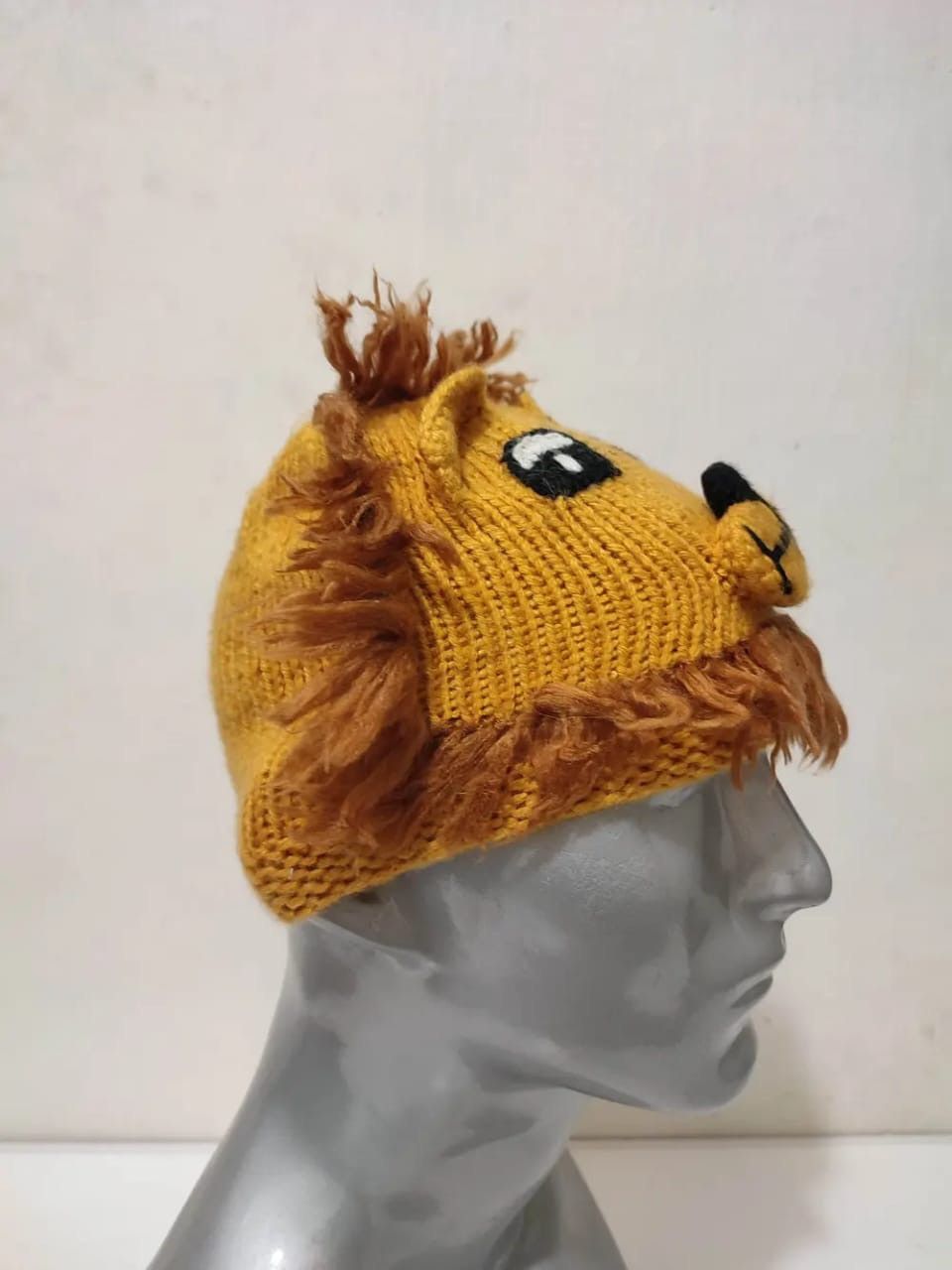 Japanese Brand Andes Gift Lion Cartoon Character Beanie Hats Size ONE SIZE - 3 Thumbnail