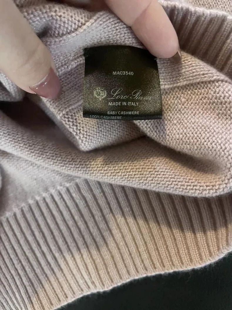 Loro Piana LORO PIANA Lady's cashmere sweater Size L / US 10 / IT 46 - 6 Thumbnail