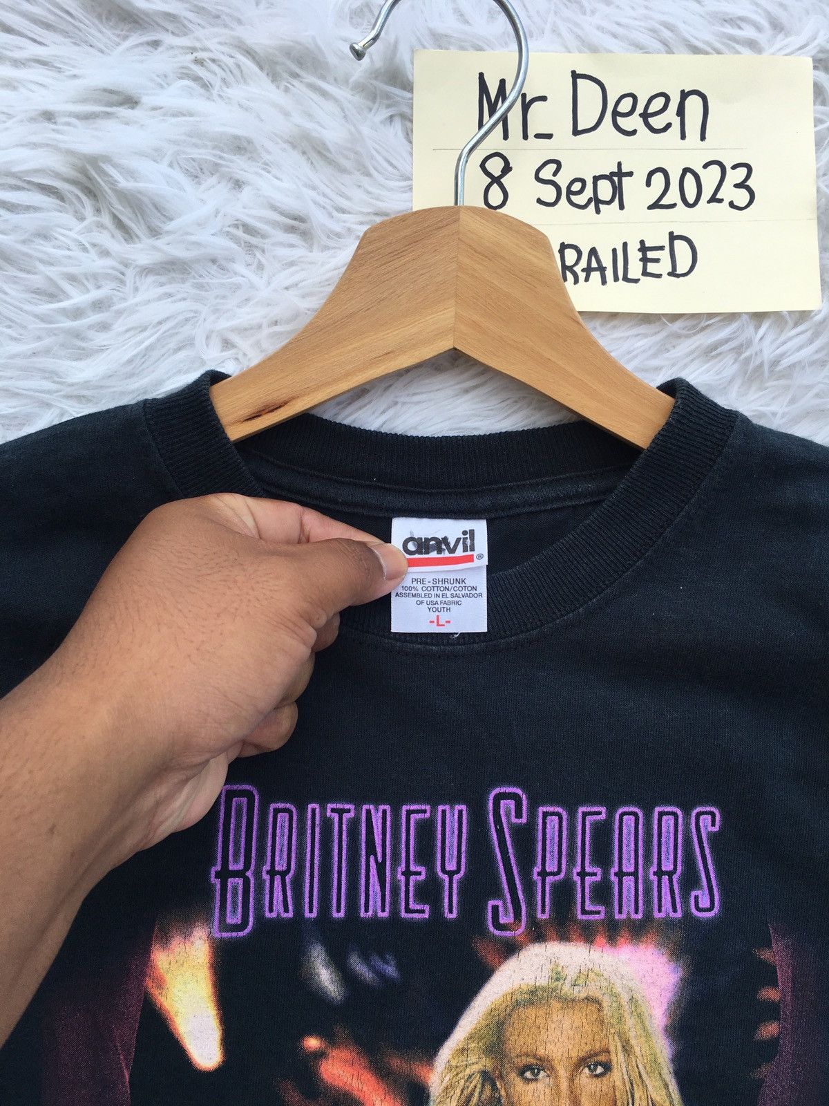 Anvil Rare Vintage Britney Spears Printed Tshirt Size S / US 4 / IT 40 - 7 Thumbnail