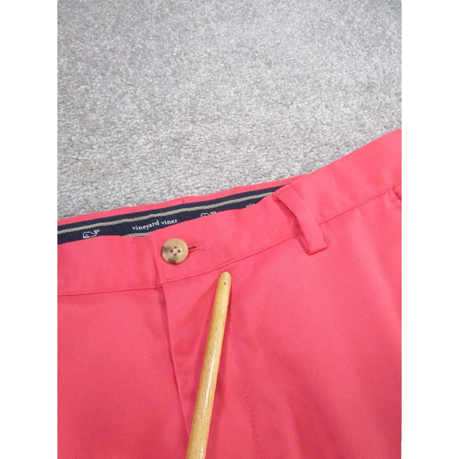 Vineyard Vines Vineyard Vines Links Shorts Mens 32 Red Polyester Chino Casual Workwear Beach Outdoor Preppy 90s Mens Size US 32 / EU 48 - 3 Thumbnail