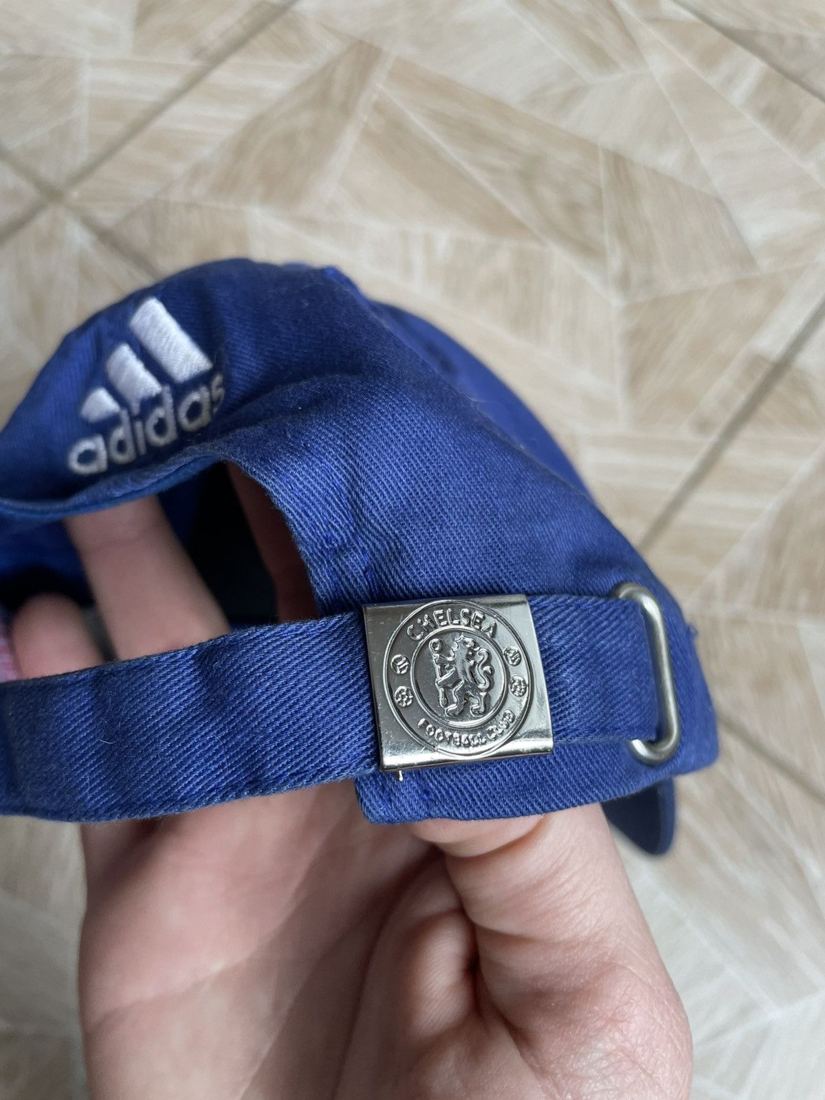 Adidas × Chelsea Soccer × Vintage Rare Drill Y2K Vintage Adidas Chelsea 2010 Football Logo Cap Size ONE SIZE - 4 Thumbnail