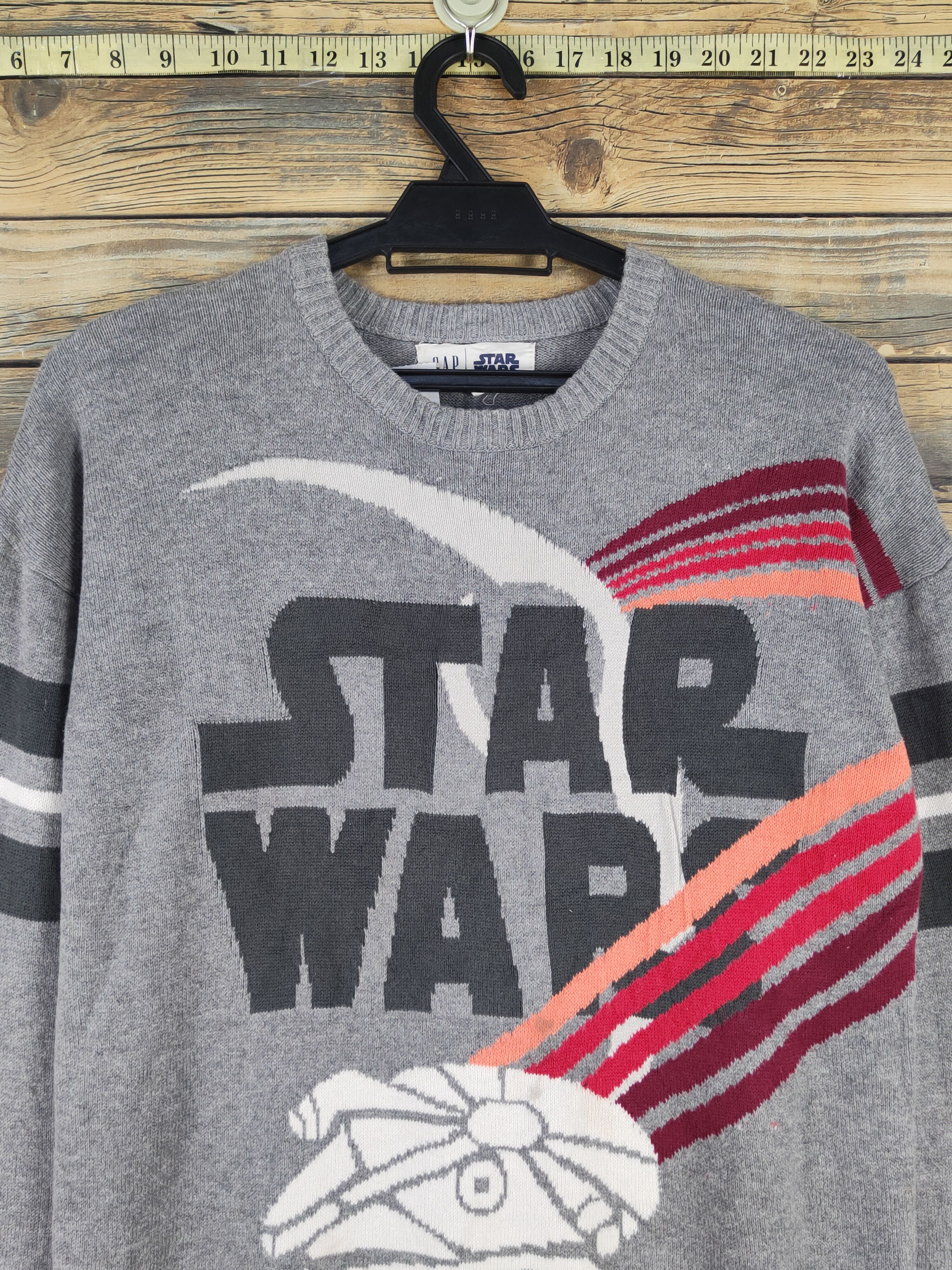Star Wars Gap-Star Wars Gray Knitwear Sweatshirts #W1663 Size US M / EU 48-50 / 2 - 2 Thumbnail