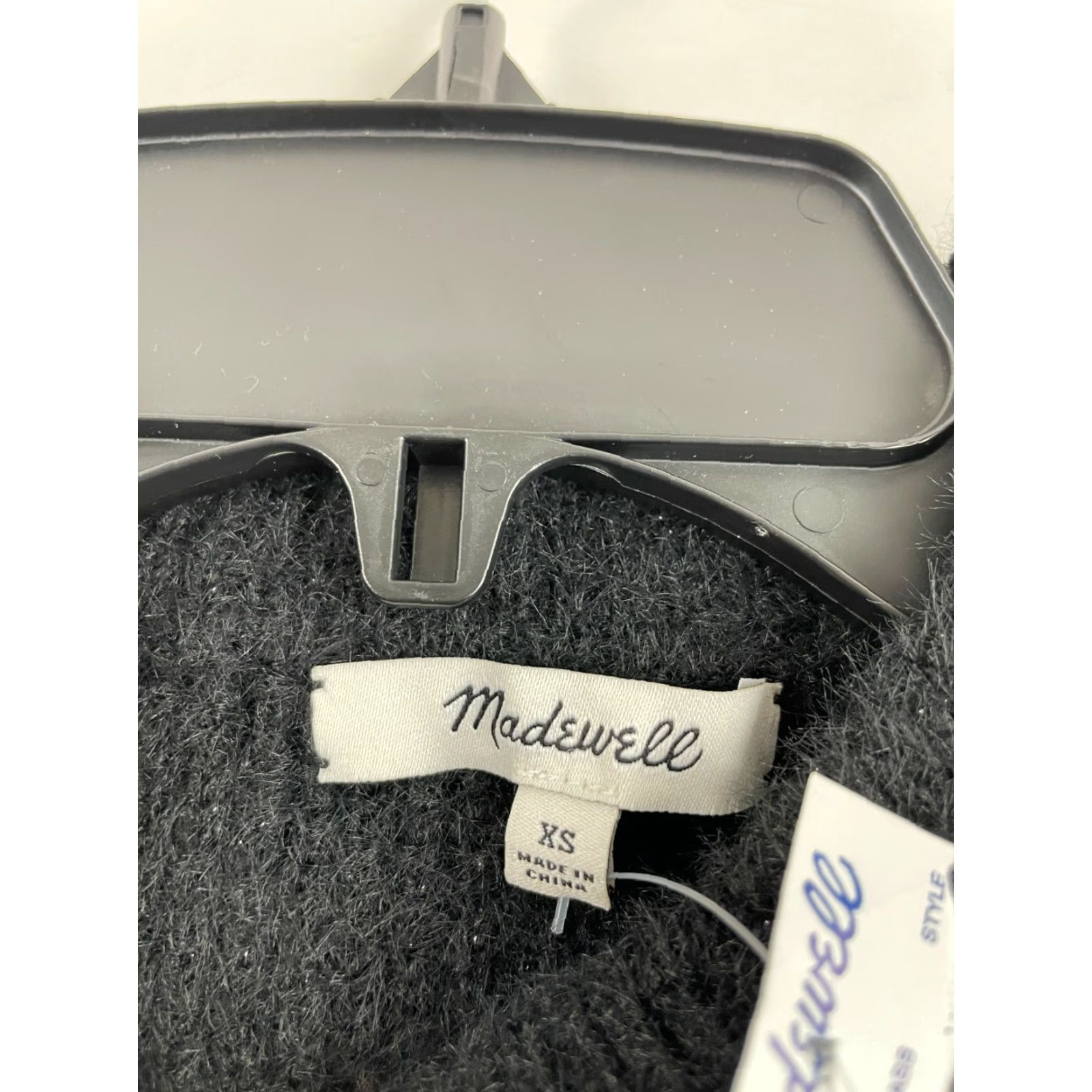 Madewell Madewell Sweater Women's XS Black Metallic Sparkle Pullover Mock Neck NWT Size XS / US 0-2 / IT 36-38 - 7 Thumbnail