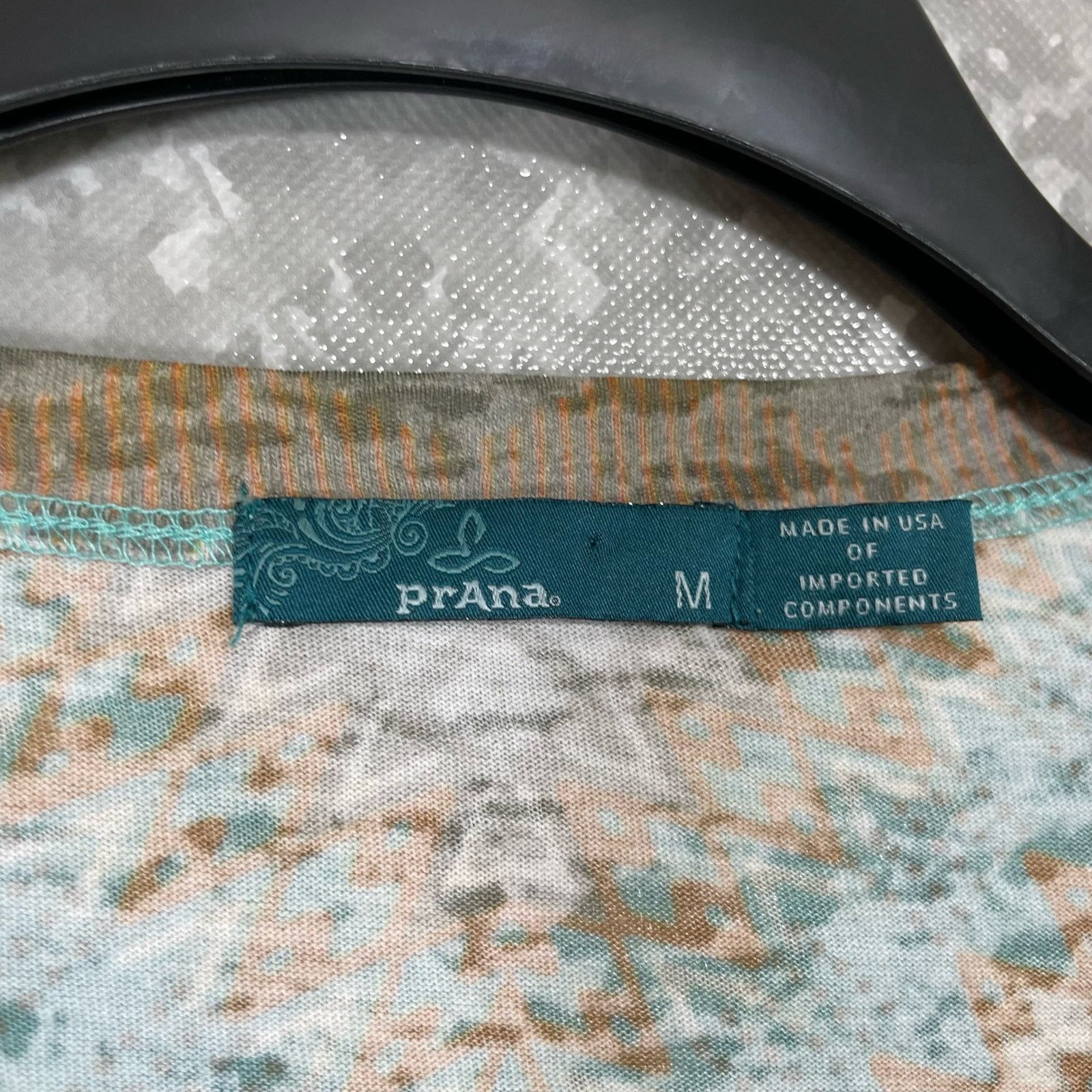 Prana Prana Blue Tribal Portfolio Scoop Neck Burnout Tee - Medium Size M / US 6-8 / IT 42-44 - 6 Thumbnail