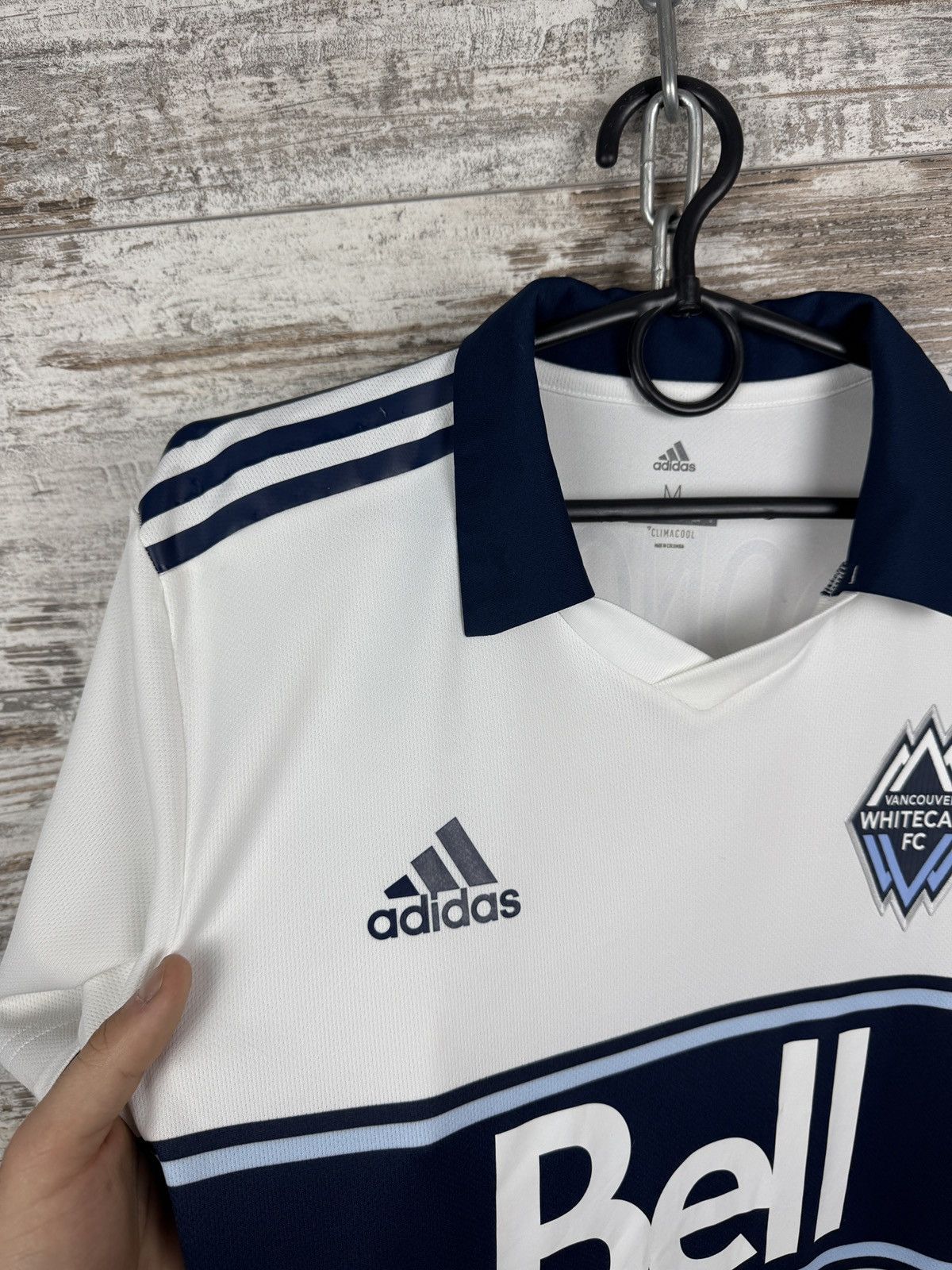 Adidas Mens Vintage Vancouver Whitecaps FC Mc Donough T-Shirt tee Size US M / EU 48-50 / 2 - 6 Thumbnail