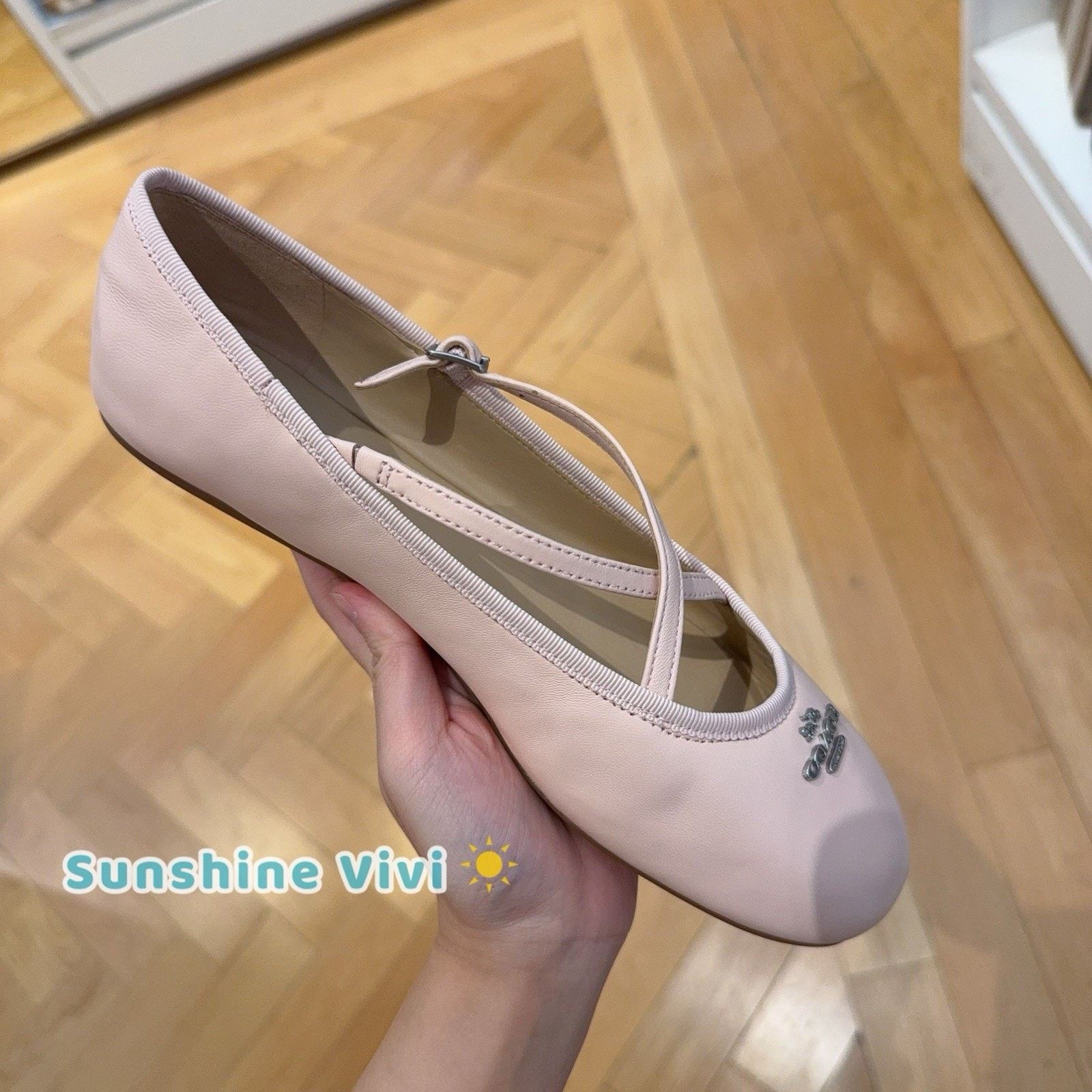 Coach NWT Coach Women's Phoebe Ballet Flat Candy Pink CDF60 us 7.5 Size US 7.5 / IT 37.5 - 3 Thumbnail