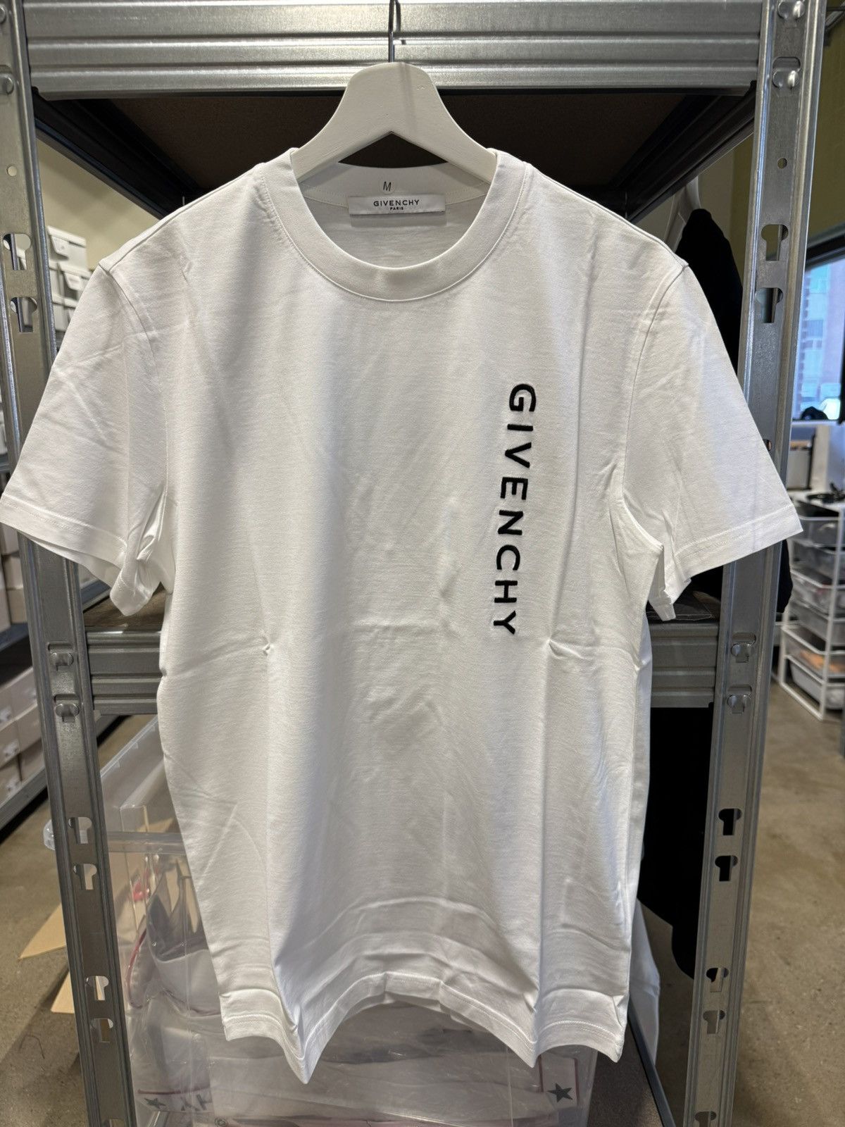 Givenchy Givenchy Logo Embroidery T-Shirt NEW 550$ Size US M / EU 48-50 / 2 - 1 Thumbnail