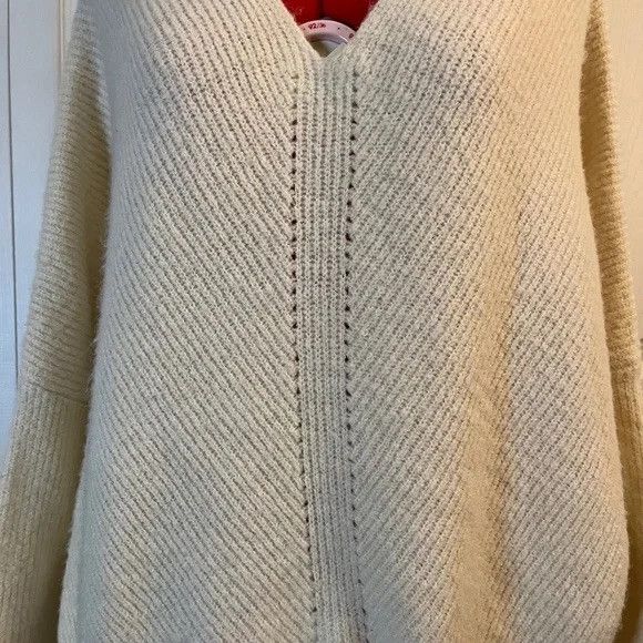 Lulus Emerson Cream Dolman Sleeve Sweater by Lulus size L Size L / US 10 / IT 46 - 4 Thumbnail