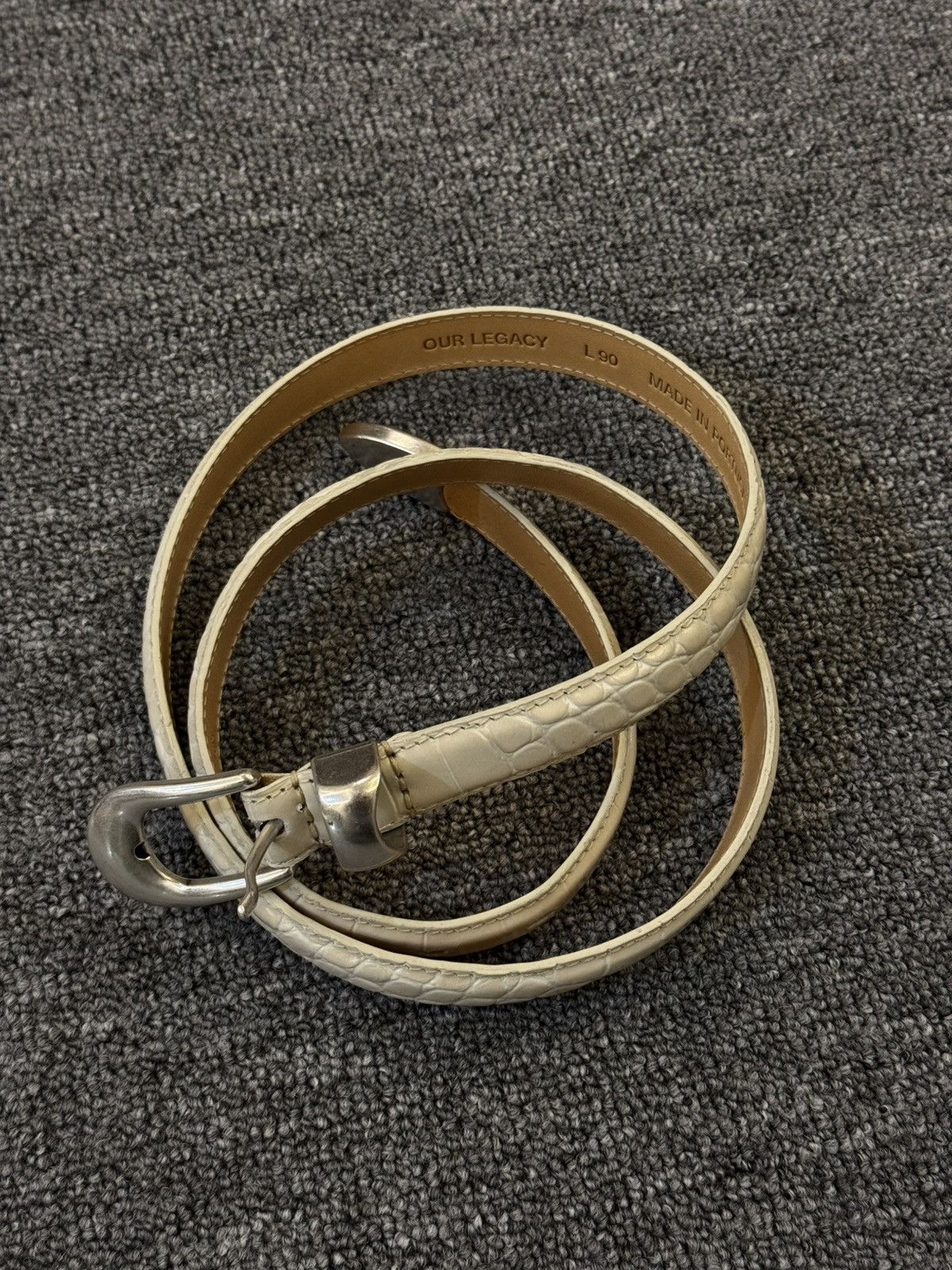 Our Legacy Our legacy leather belt Size ONE SIZE - 2 Thumbnail