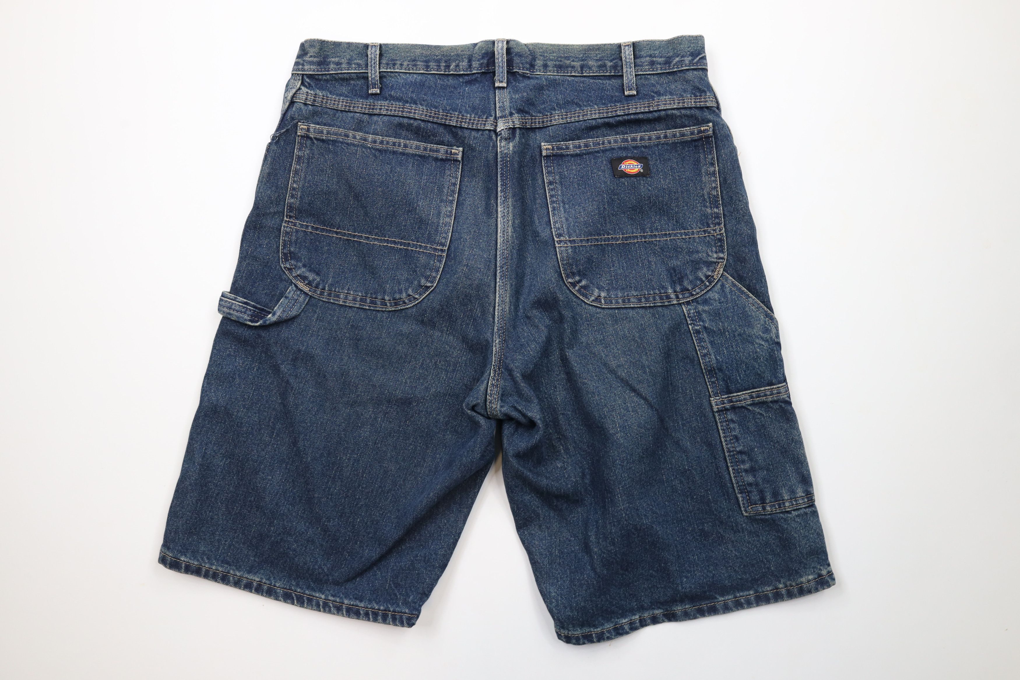 Dickies × Vintage Vintage Dickies Out Baggy Denim Carpenter Shorts Jorts Size US 34 / EU 50 - 7 Thumbnail