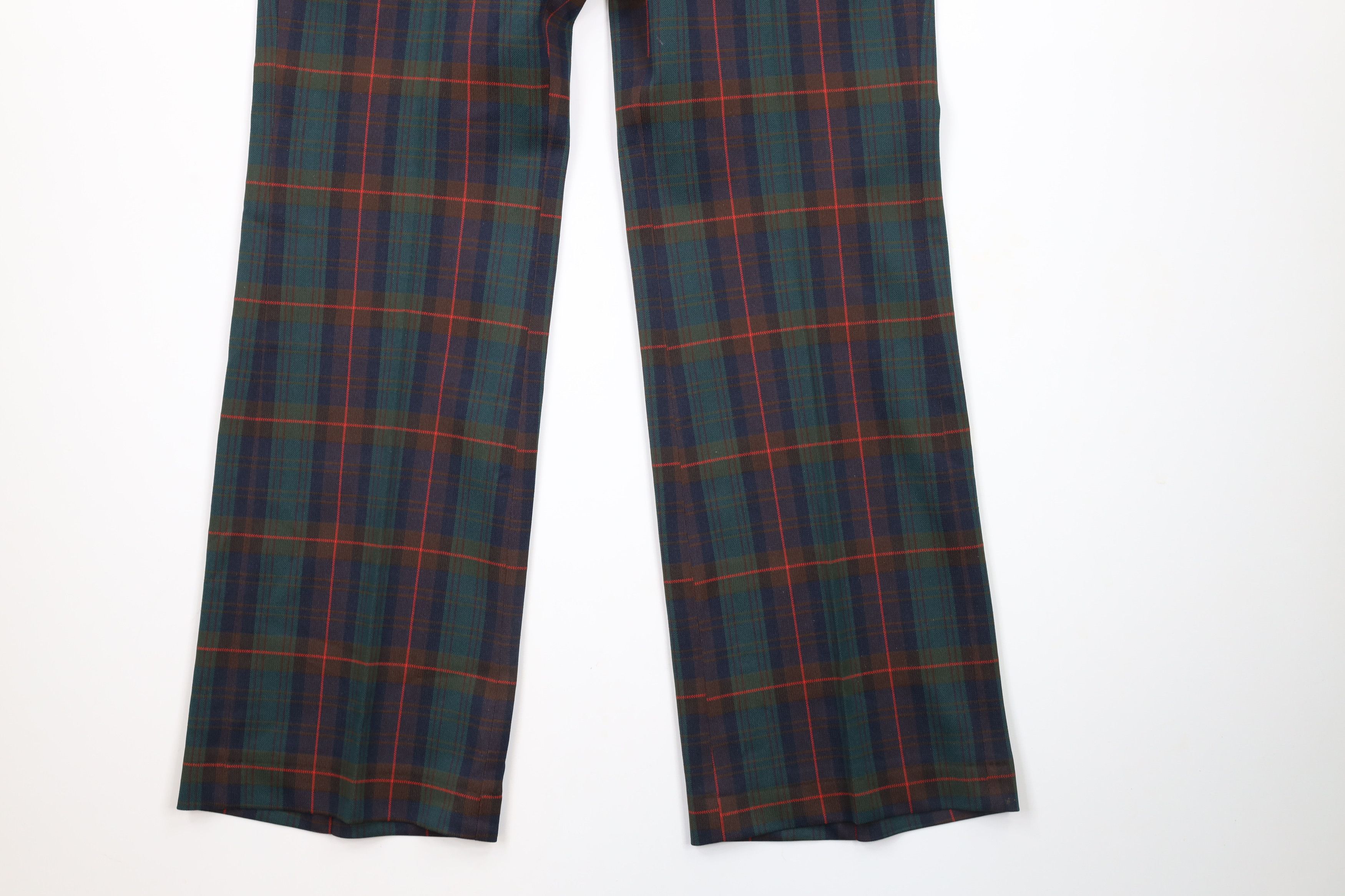 Vintage Vintage 60s 70s Streetwear Bell Bottoms Pants Rainbow Plaid Size US 32 / EU 48 - 4 Thumbnail