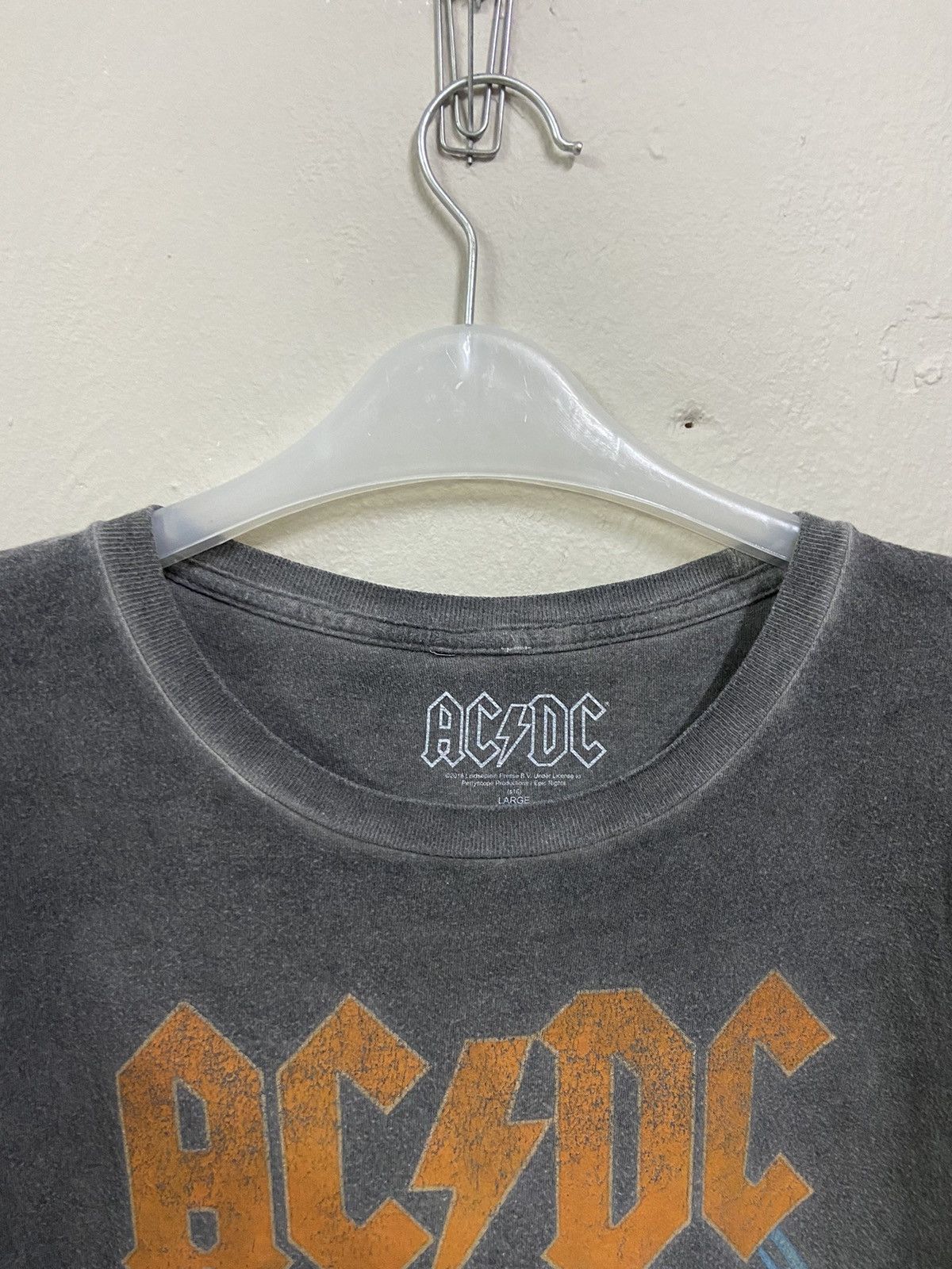 AC/DC × Band Tees × Vintage Vintage AC/DC T-shirt Highway To He’ll Tour 79 Crew Y2K 90s Size US L / EU 52-54 / 3 - 3 Thumbnail