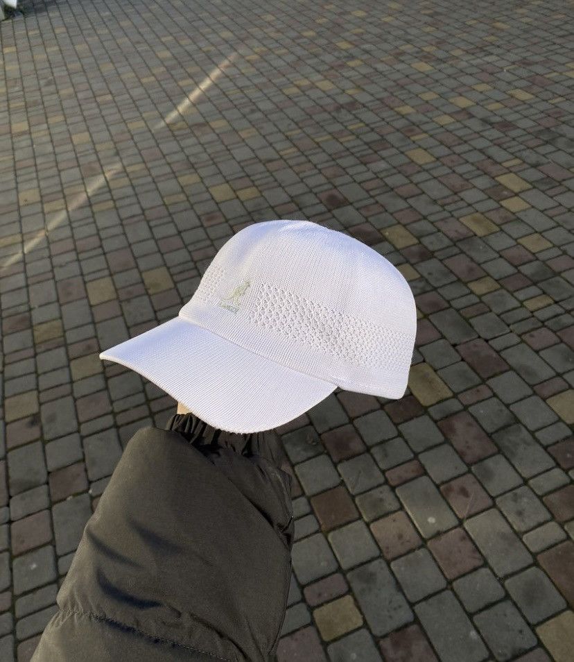 Kangol Kangol Vintage White Summer Tropic Ventair Baseball Spacecap Size ONE SIZE - 3 Thumbnail