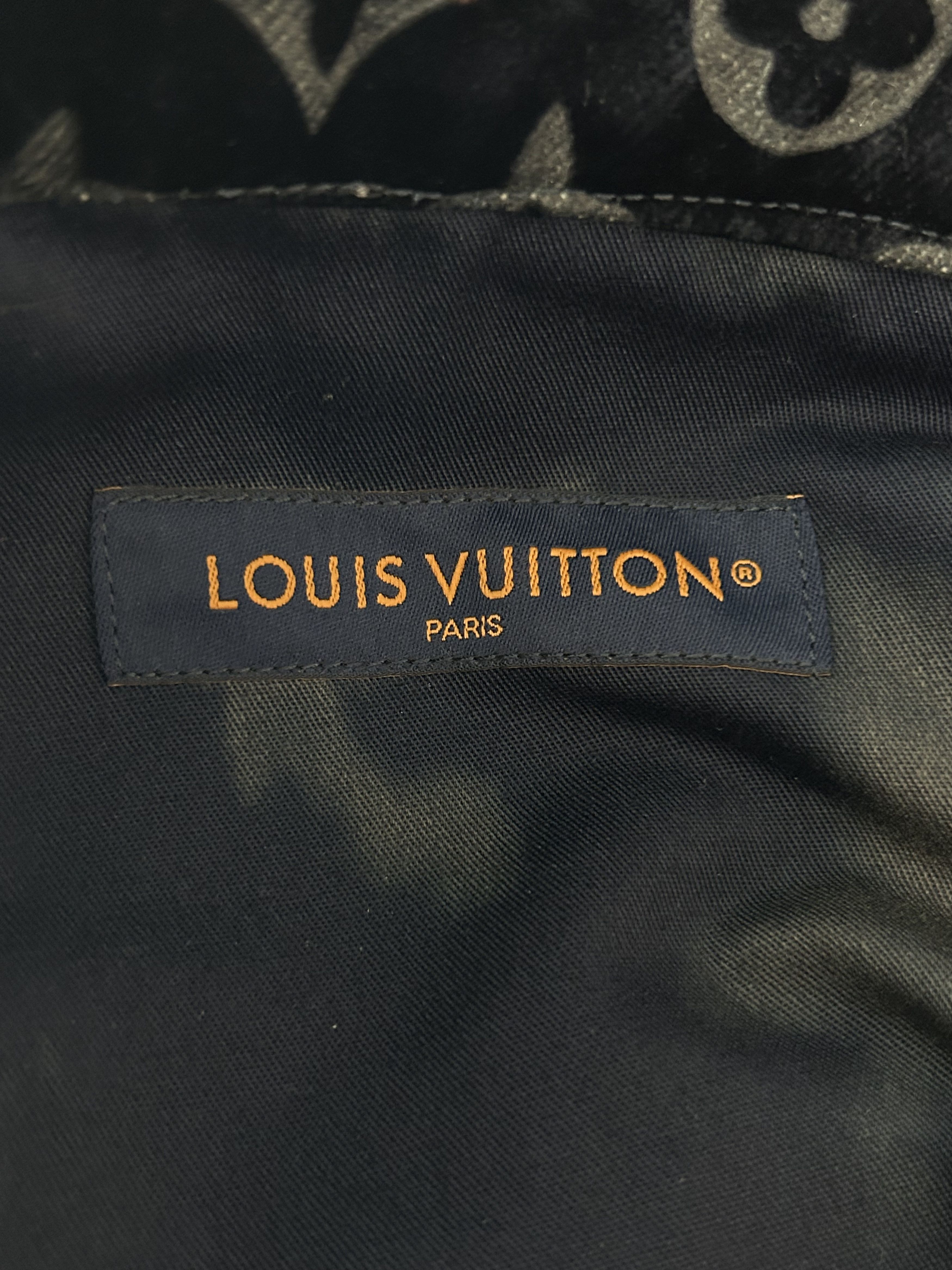 Louis Vuitton Louis Vuitton Blue Bleached Monogram Velvet Jeans Size US 40 / EU 56 - 3 Thumbnail