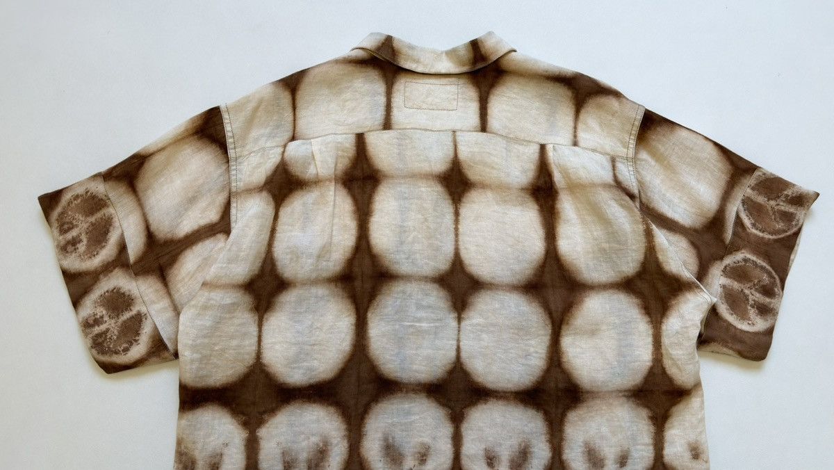 Story Mfg. Brown/Cream ‘Peace Tie Dye’ Shirt Size US XL / EU 56 / 4 - 13 Thumbnail