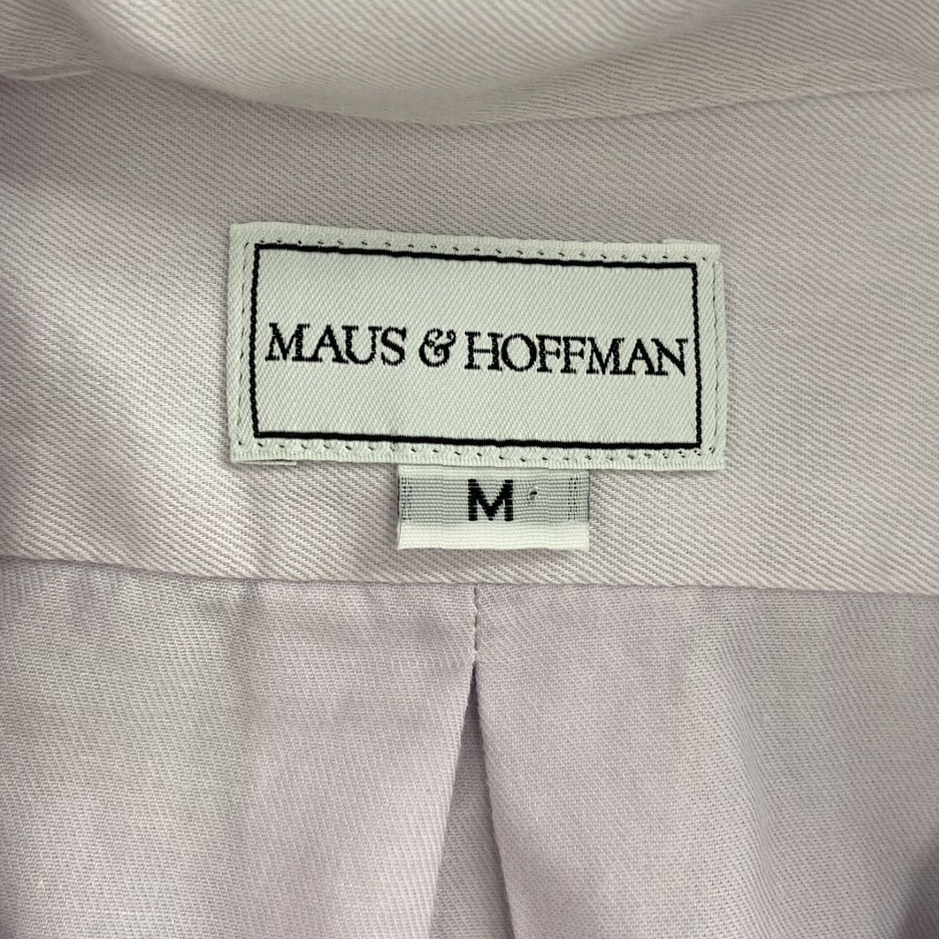 Vintage Maus & Hoffman Button-Up Shirt Adult Medium Purple 2-Ply 100s Egyptian Cotton Casual Mens Size US M / EU 48-50 / 2 - 4 Thumbnail