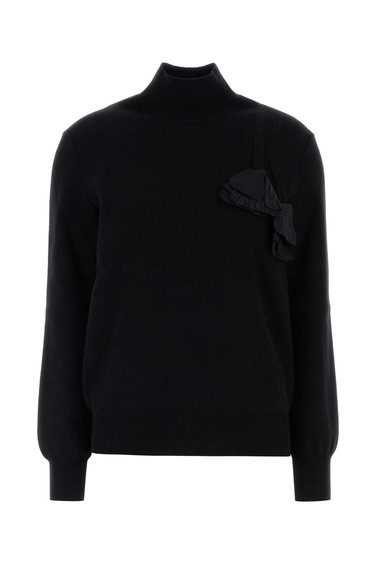 Salvatore Ferragamo Black Wool Blend Sweater Size XS / US 0-2 / IT 36-38 - 1 Thumbnail
