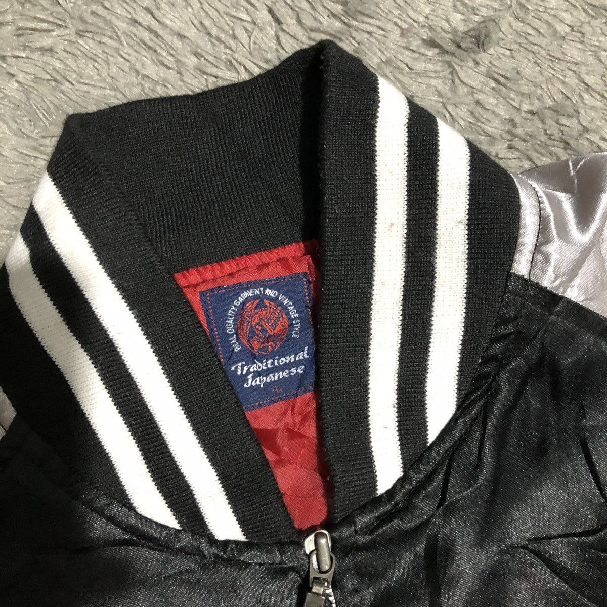 Japanese Brand SUKAJAN TRADITIONAL JAPANESE JACKET JAPAN YOKOSUKA Size US L / EU 52-54 / 3 - 11 Thumbnail