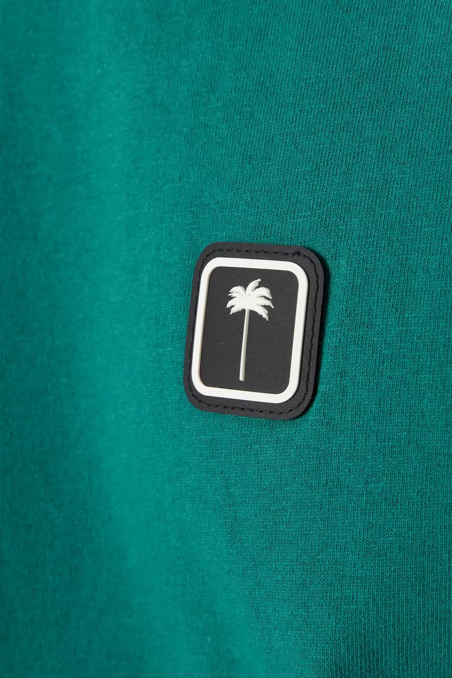 Palm Angels o1y0325 Logo Crewneck T-Shirt in Emerald Green Size US XS / EU 42 / 0 - 2 Thumbnail