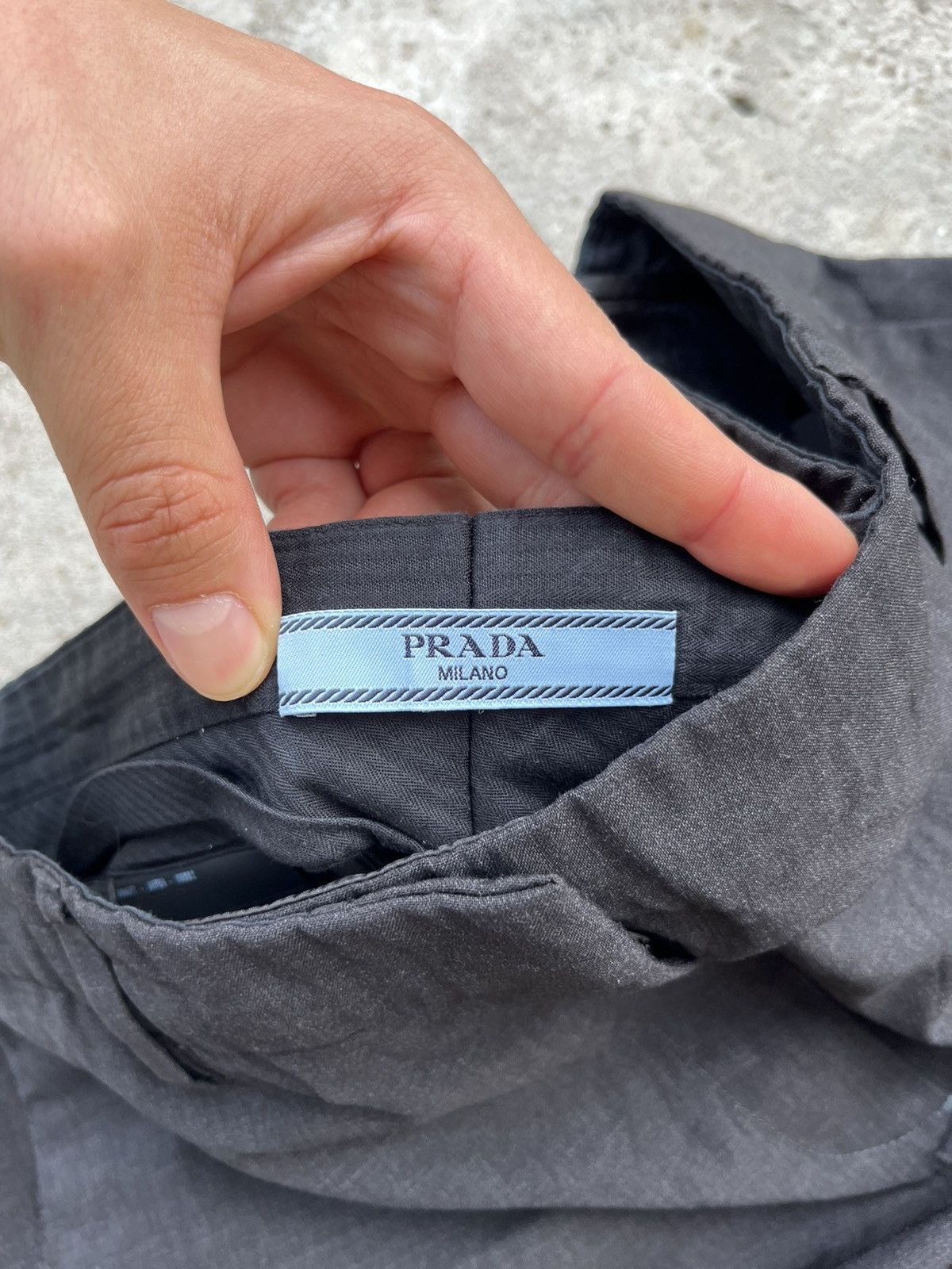 Prada FW’23 Prada by Raf Simons Wide Trousers Pants Size 30" / US 8 / IT 44 - 3 Thumbnail
