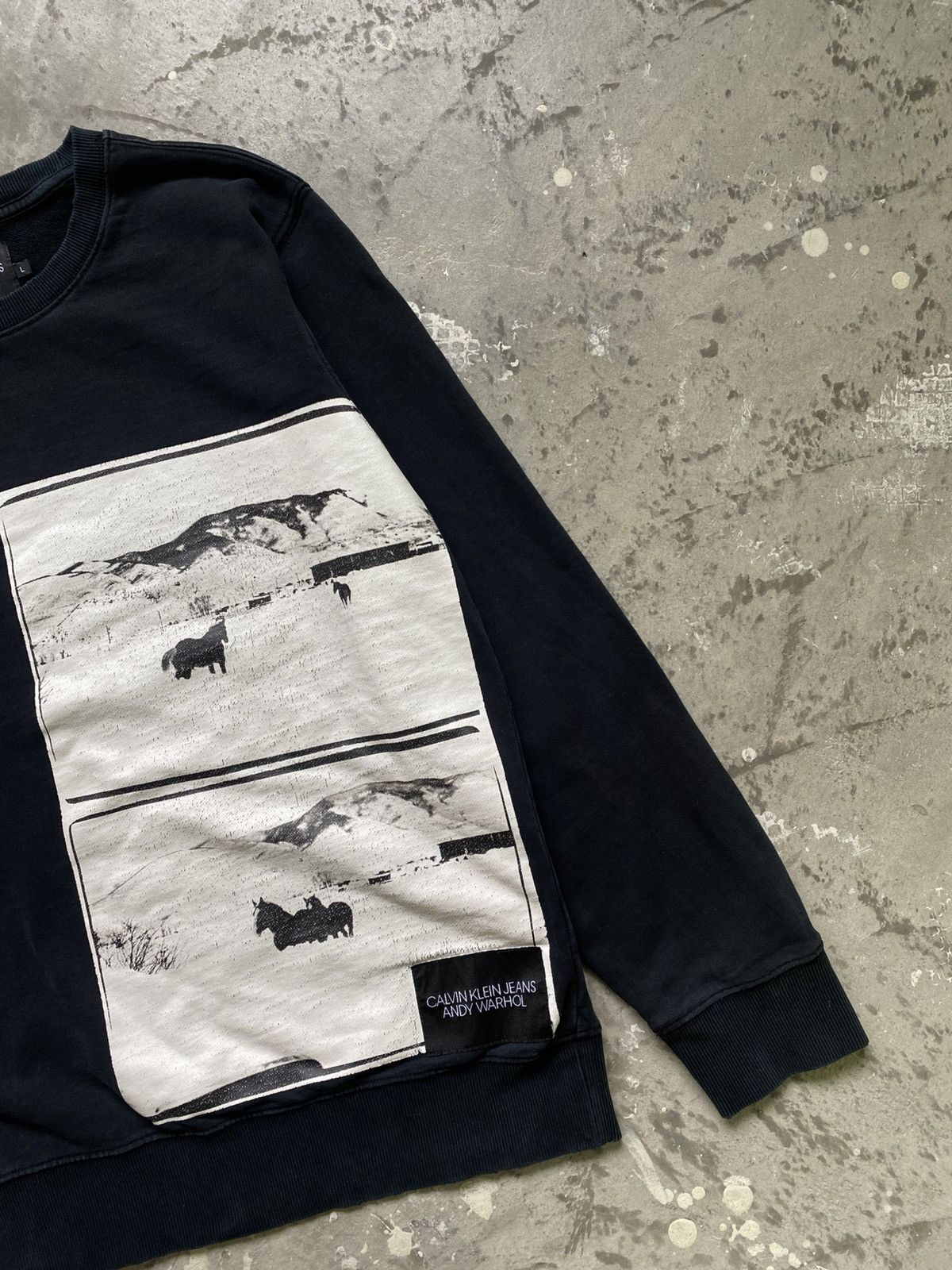 Calvin Klein Calvin Klein X Andy Warhol By Raff Simons Art Pullover Size US L / EU 52-54 / 3 - 3 Thumbnail