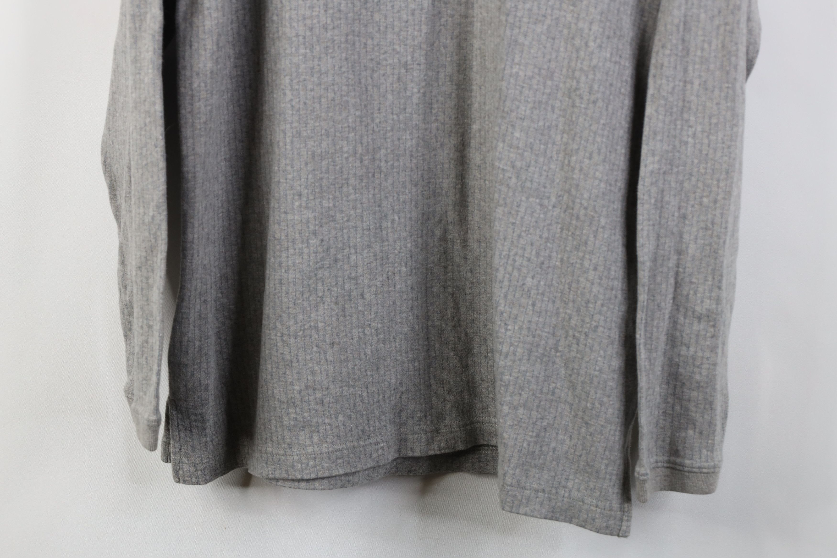 Vintage Vintage 90s Streetwear Knit Long Sleeve Rugby Polo Gray Size US L / EU 52-54 / 3 - 3 Thumbnail
