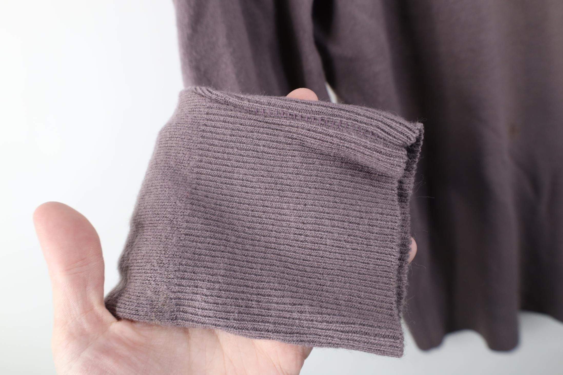 Pierre Cardin Vintage 70s Pierre Cardin Soft Knit V-Neck Sweater Purple Size US L / EU 52-54 / 3 - 8 Thumbnail