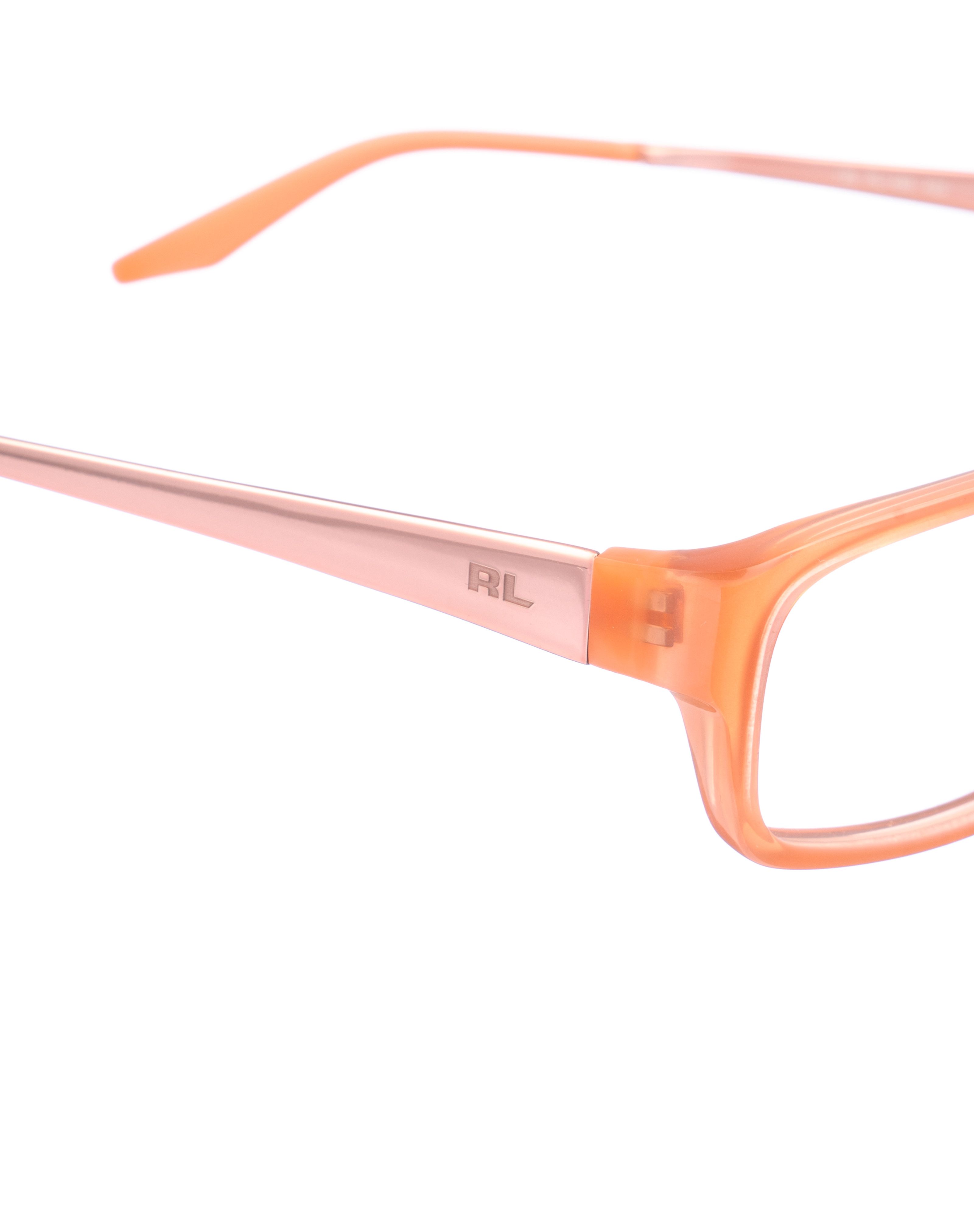 Ralph Lauren Ralph Lauren 00s Salmon Orange Plastic Glasses Size ONE SIZE - 3 Thumbnail