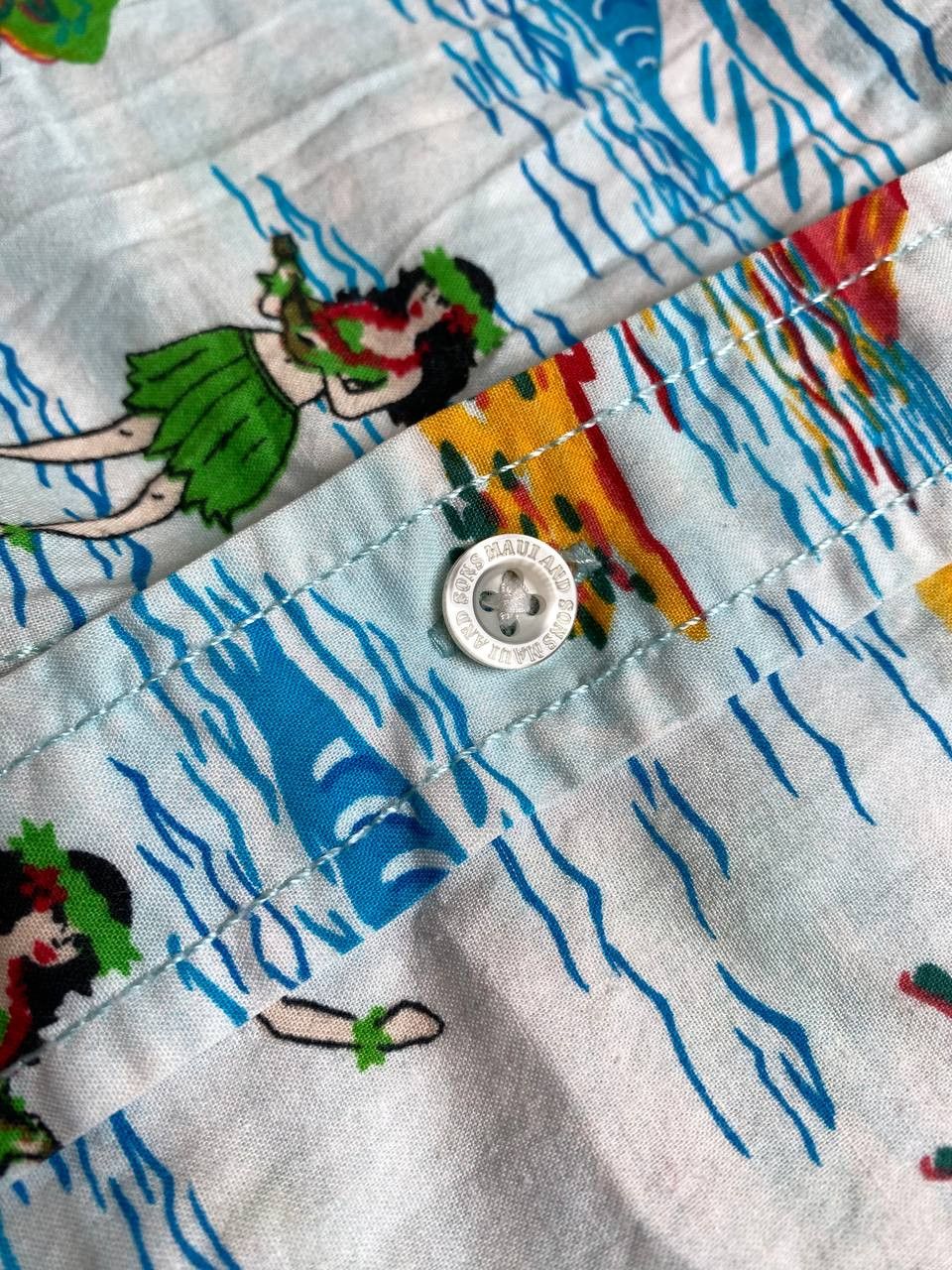 Vintage Vintage Maui And Sons HAWAIIIAN Cotton Rayon Shirt Size US S / EU 44-46 / 1 - 16 Thumbnail