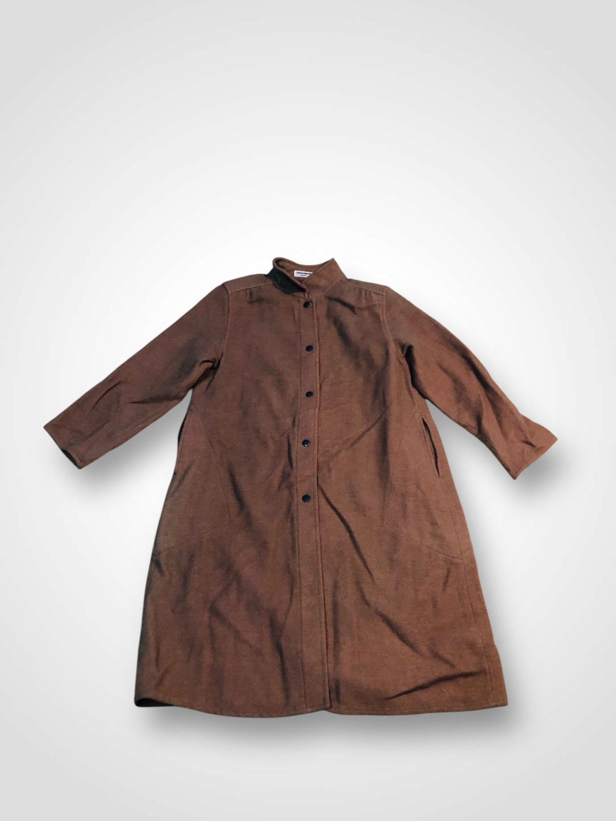 Japanese Brand Ramowear Long Jacket Buttoned (31) Size US L / EU 52-54 / 3 - 1 Thumbnail